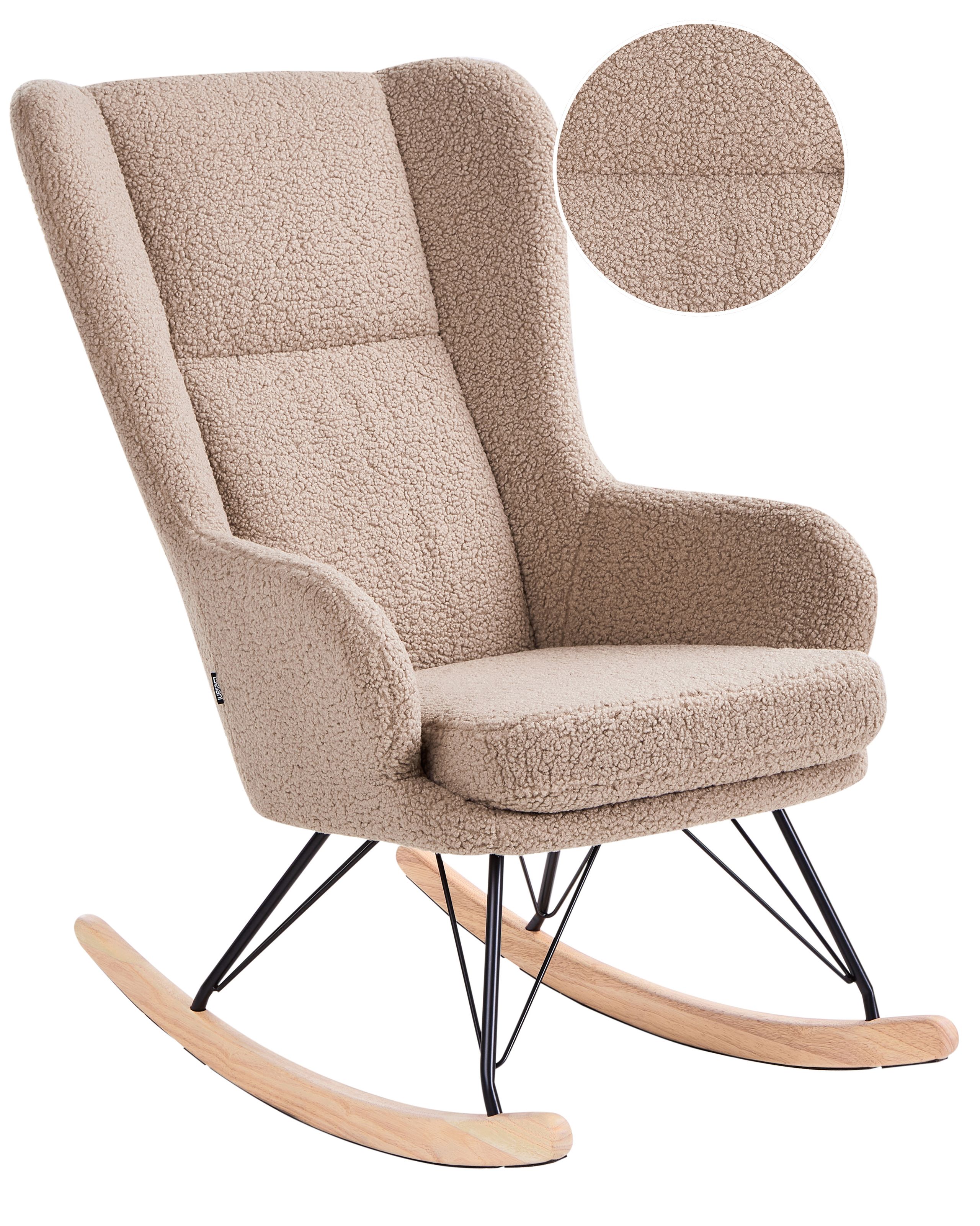 LUOAM Rocking Chair Boucle Beige - Gemini Interiors