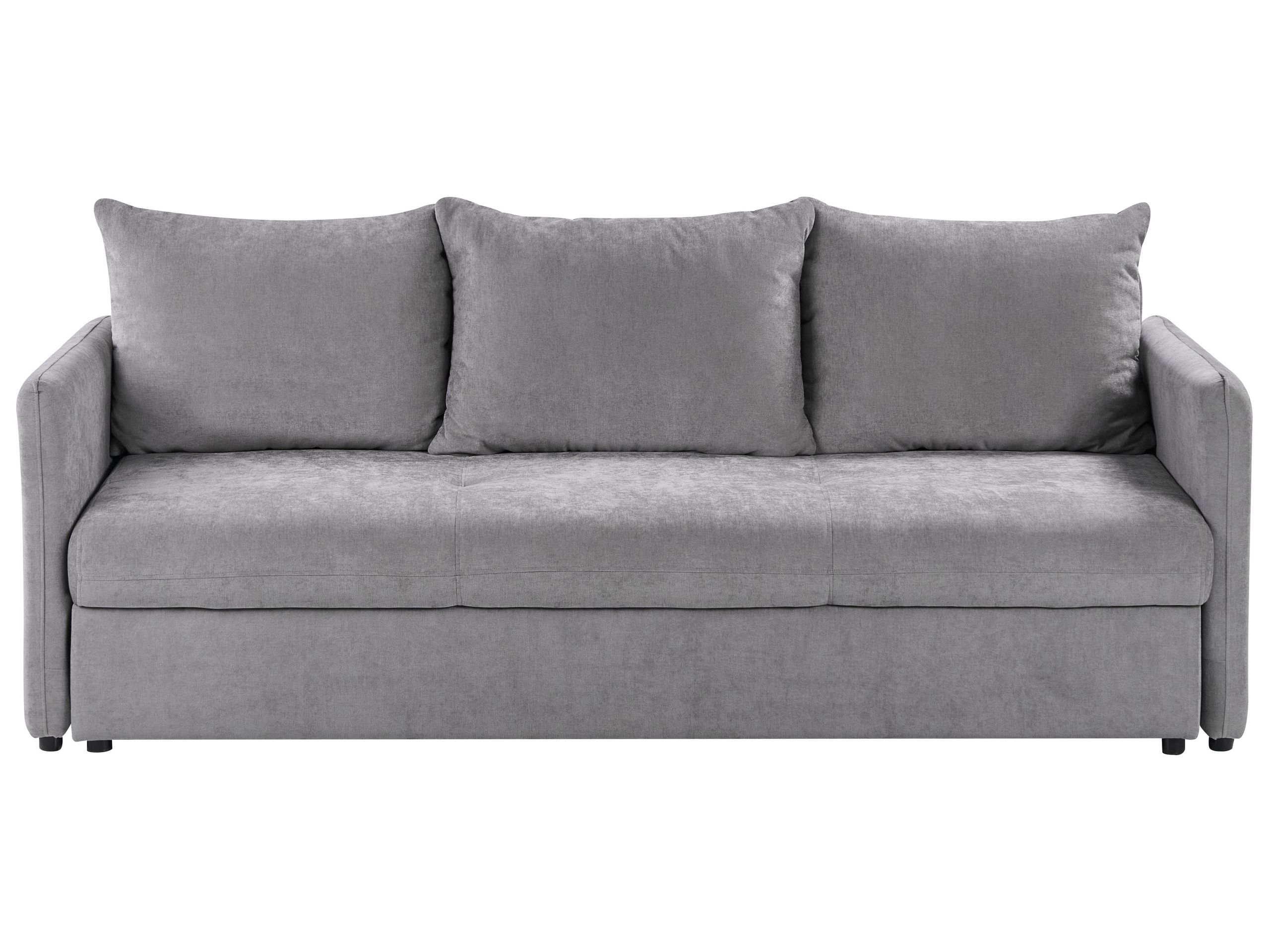 3 Seater Sofabed - HOLNES Fabric Grey - Gemini Interiors