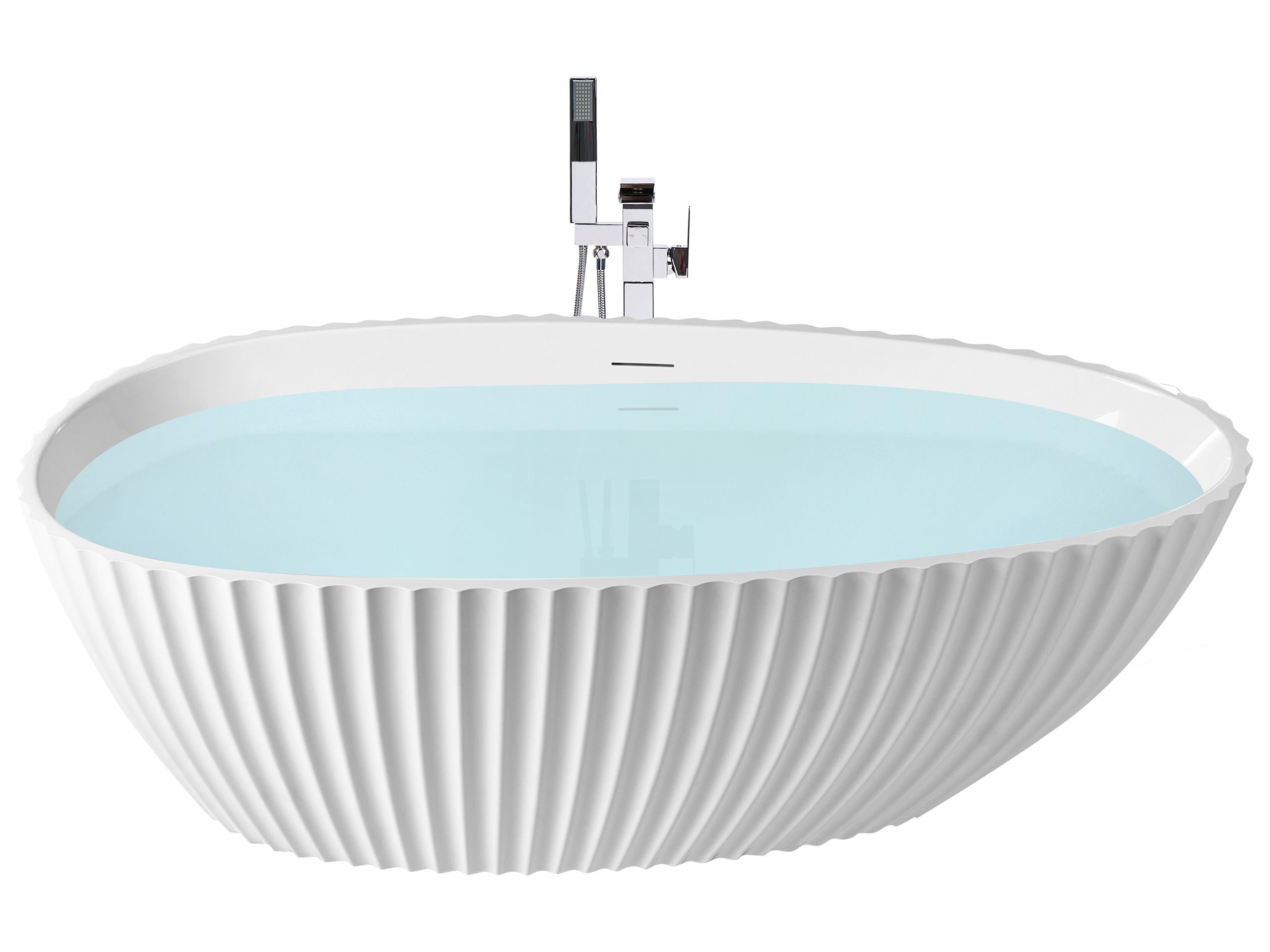 MORLEIGHON Freestanding Bathtub - White - Gemini Interiors
