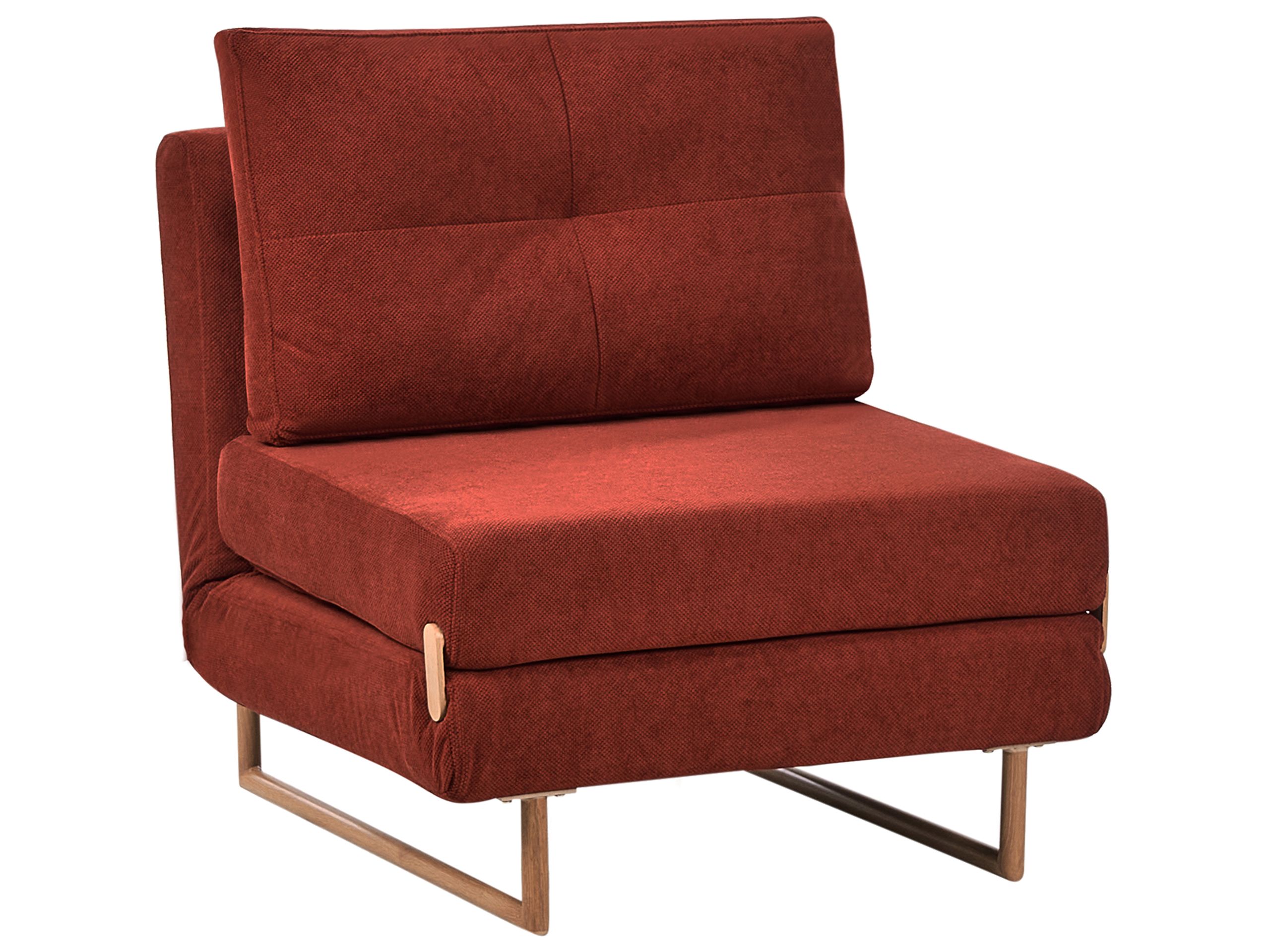 COMDEN Fabric Chair Sofa Bed - Red - Gemini Interiors