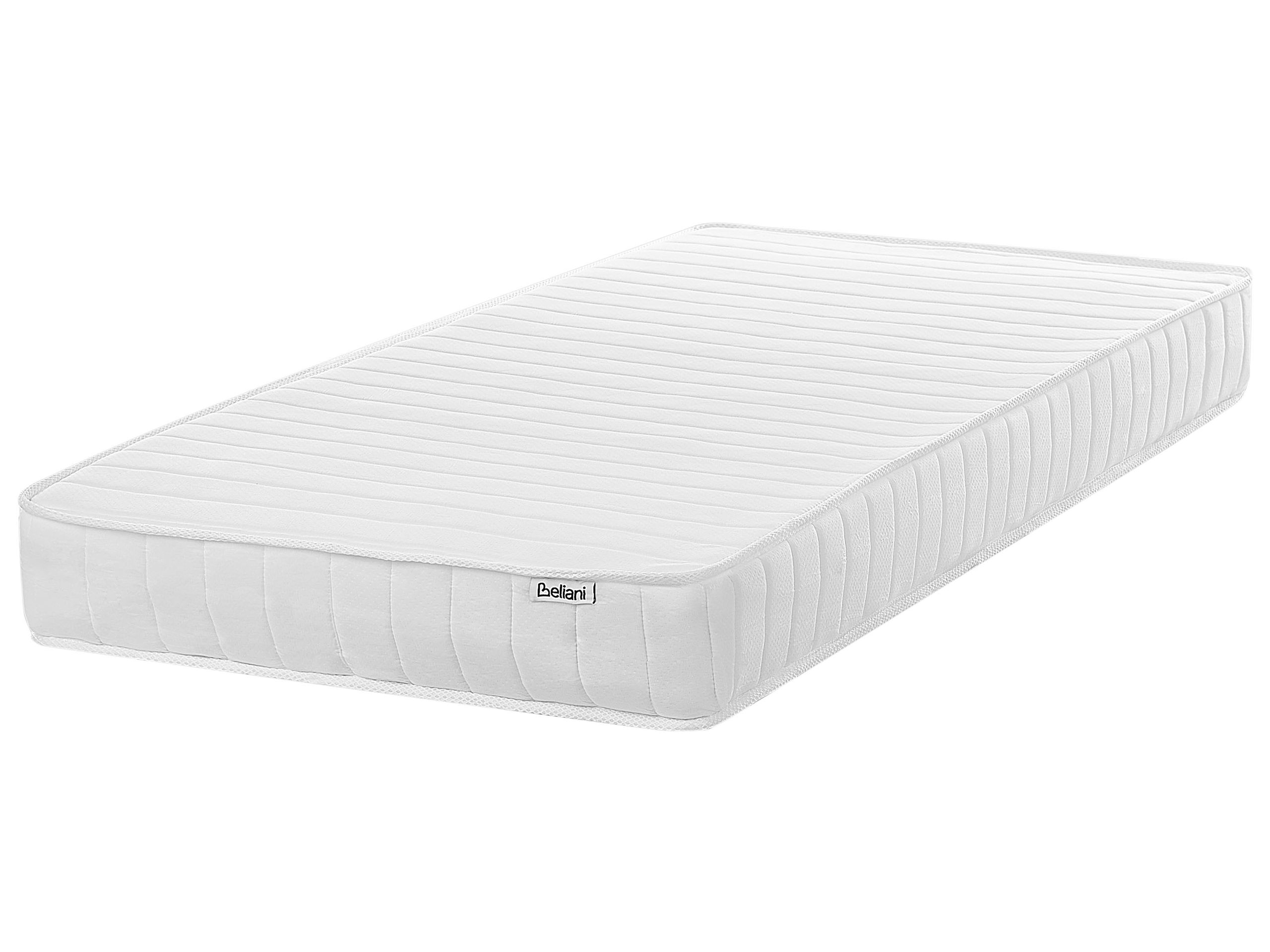 KISTY Pocket Spring Mattress Firm 90 x 200cm EU Single - White - Gemini Interiors