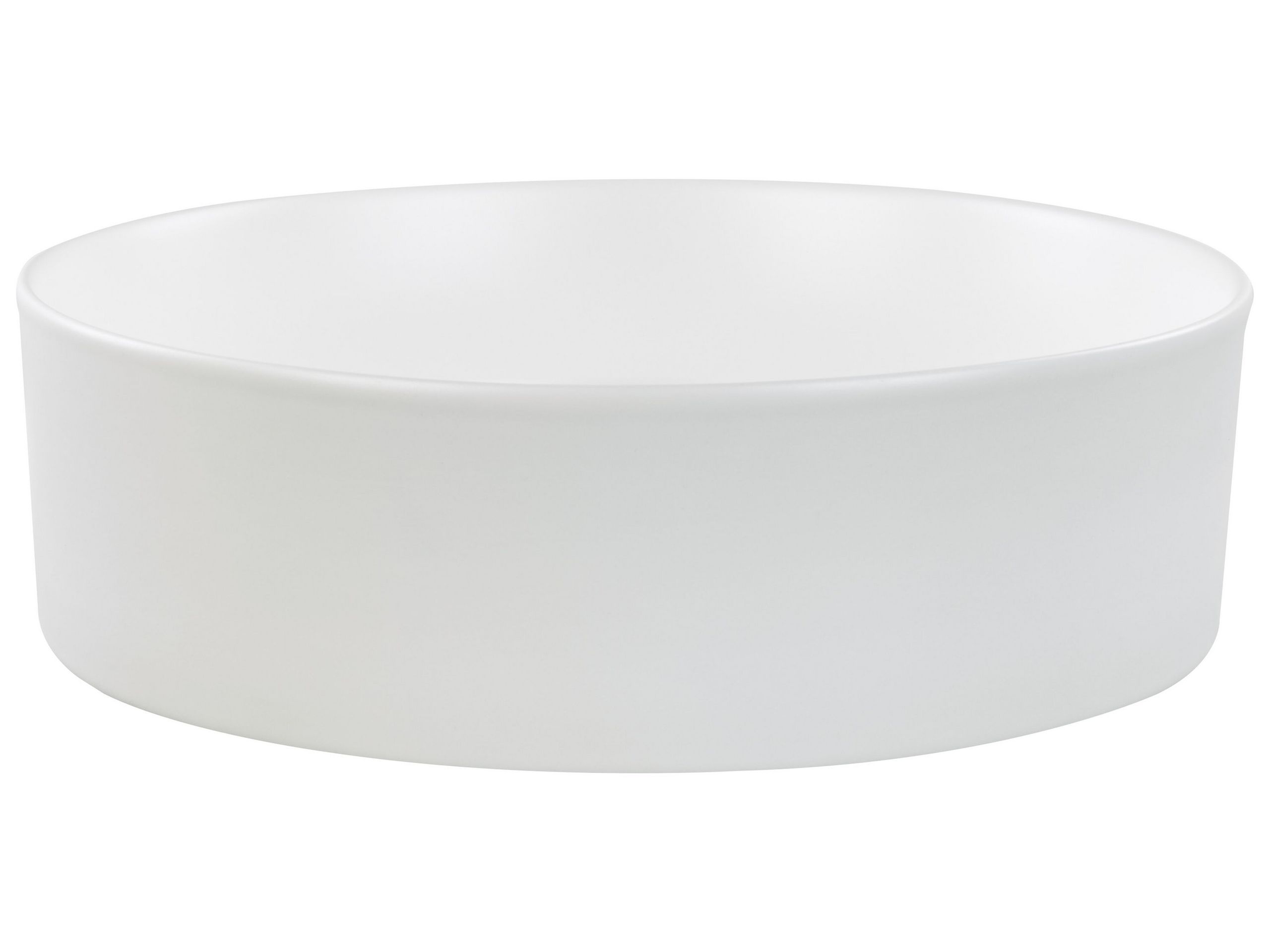 Ceramic Countertop Basin Diameter 400 mm Off-White TEBAR - Gemini Interiors