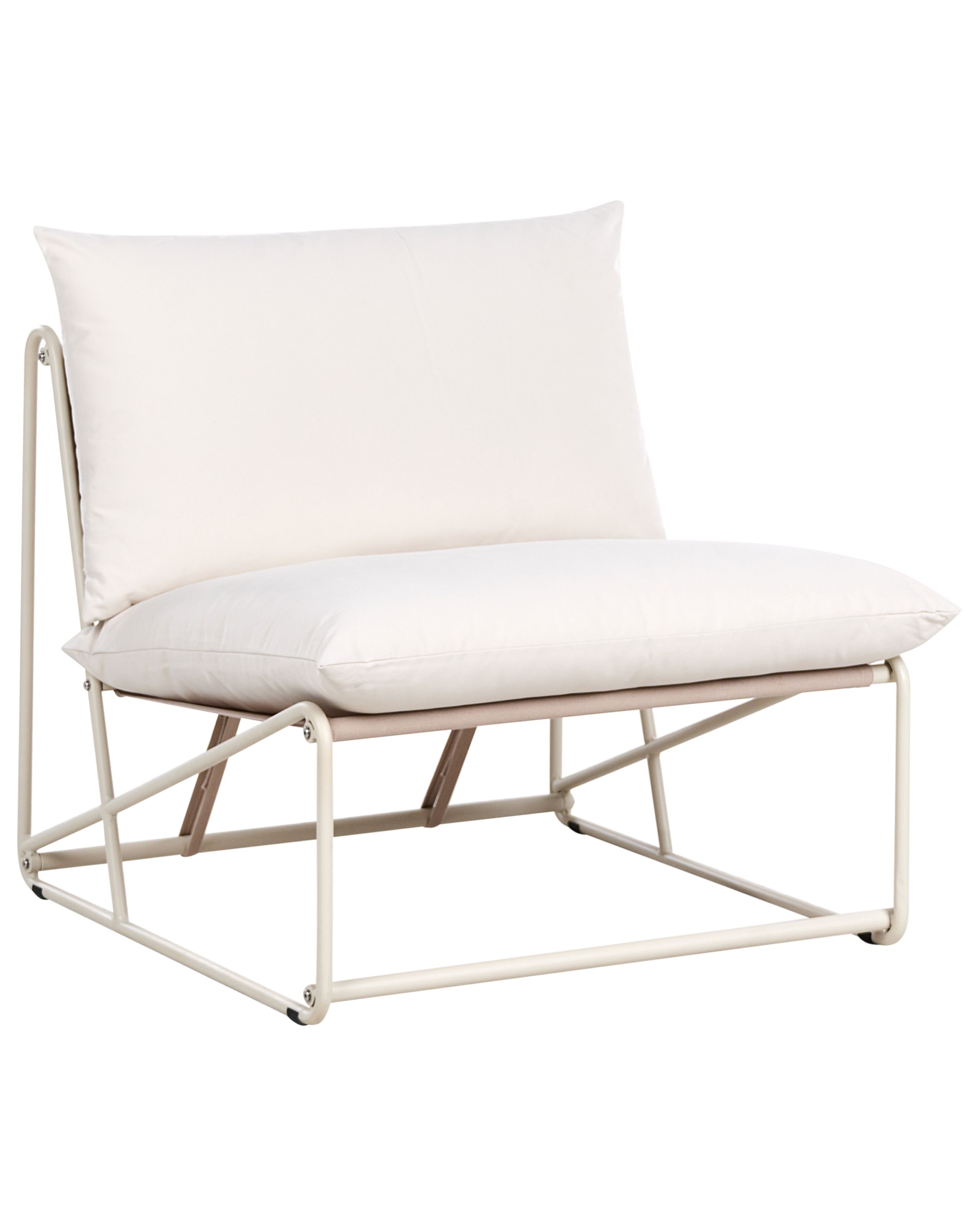 LIMBERLEIGH Garden Chair with Cushion - Beige - Gemini Interiors