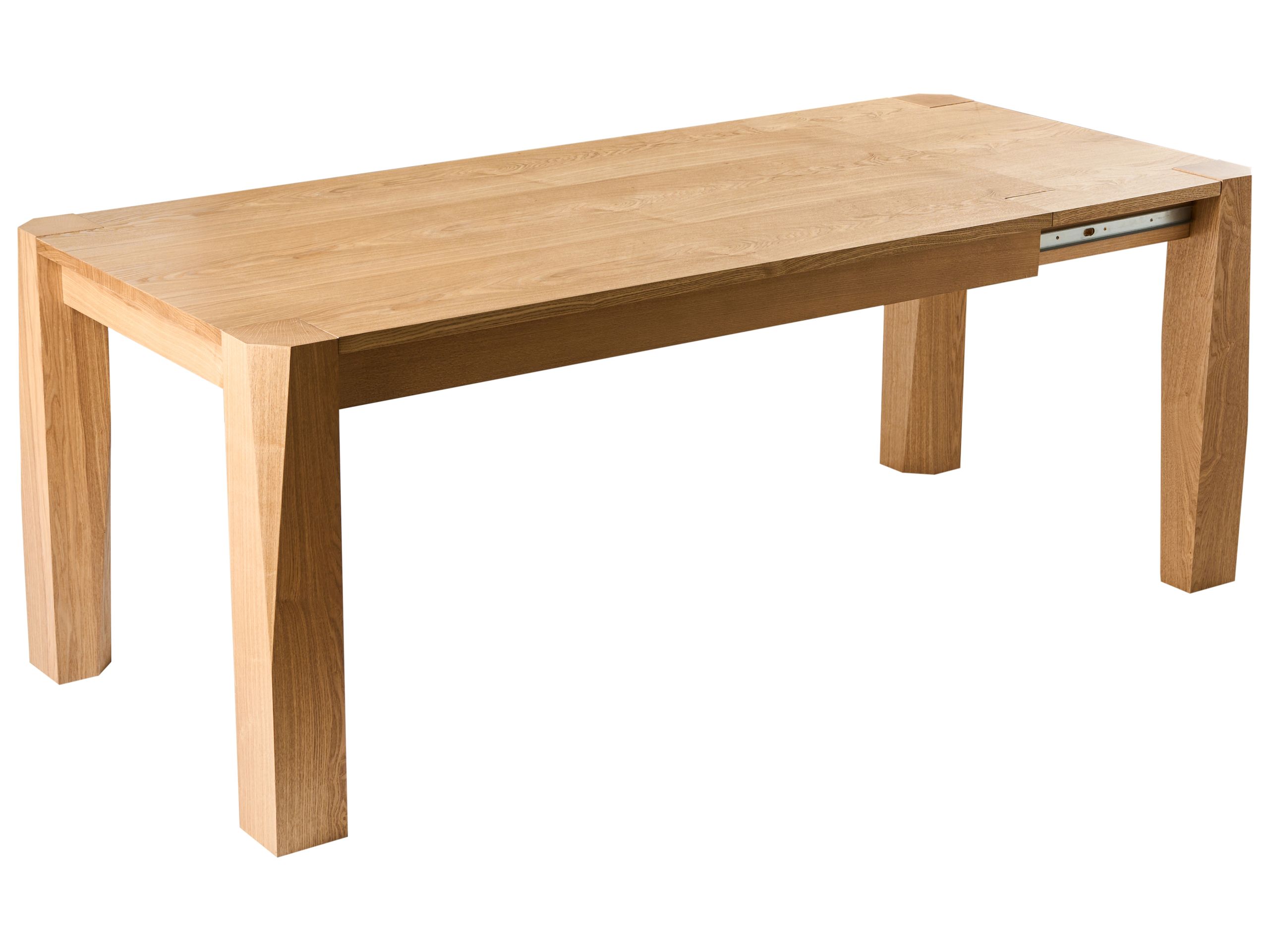 QUENWELL Wooden Extending Rectangular Dining Table - Brown - Gemini Interiors