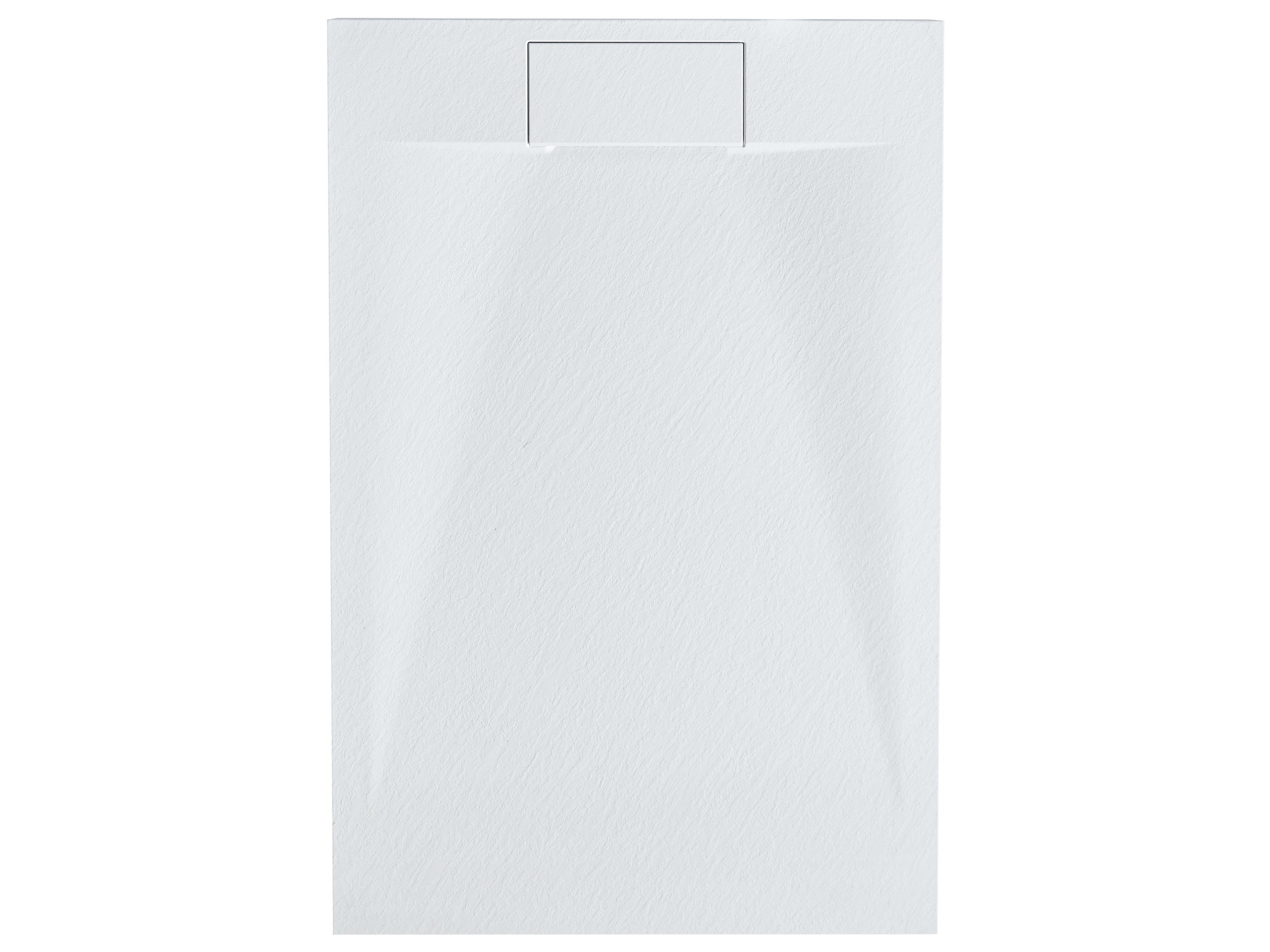 ZAURO Shower Tray 80 x 120 x 3 cm White - Gemini Interiors