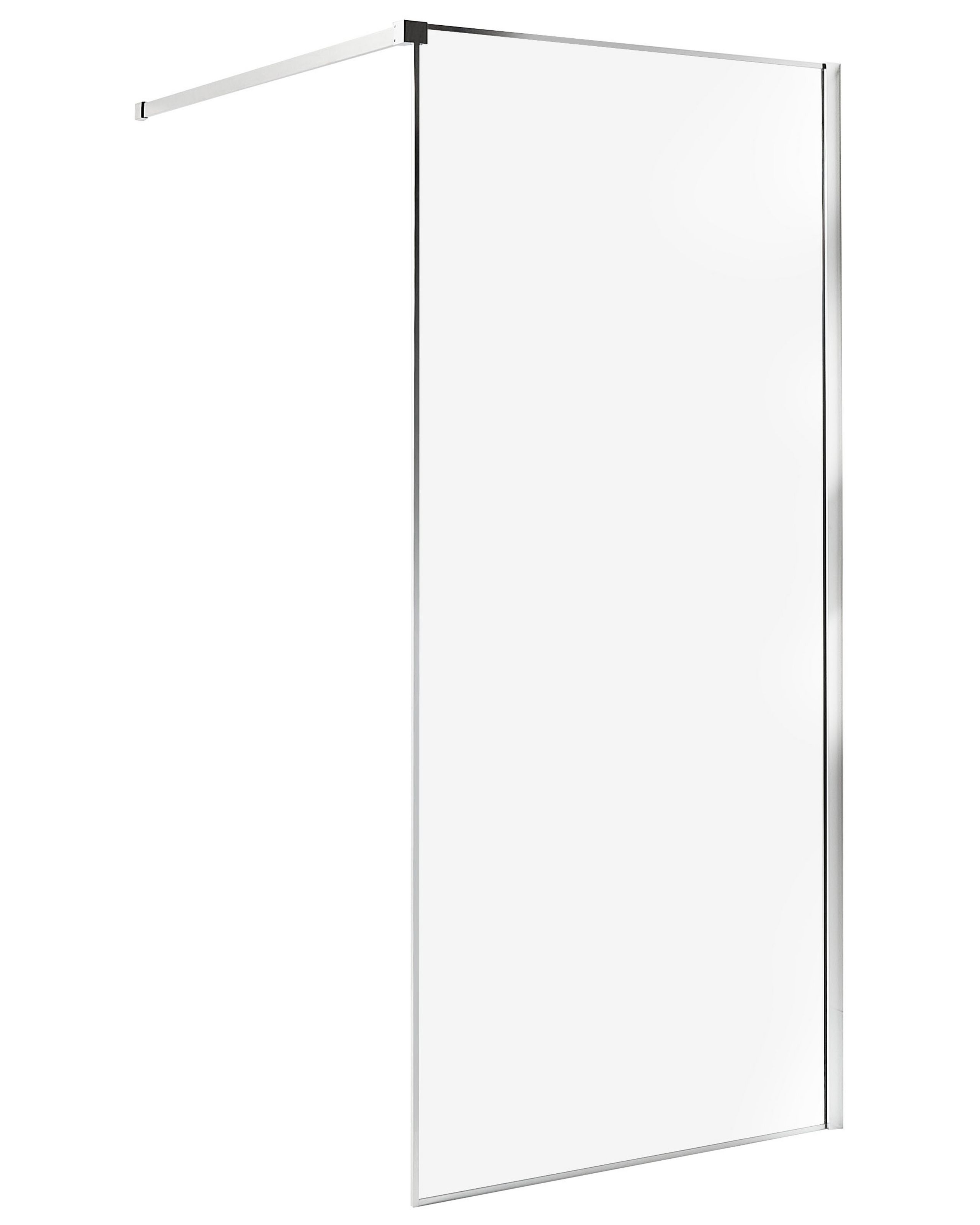 Shower Screen WASPAM 90 x 190 cm Silver - Gemini Interiors