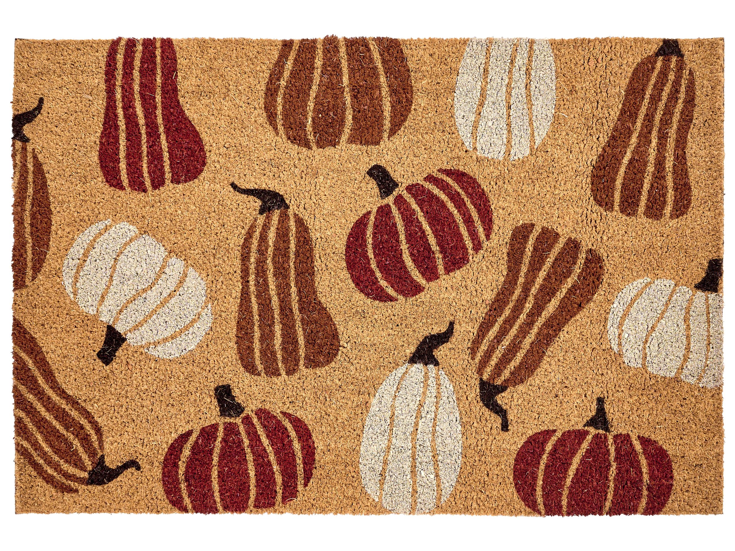 PENDONWELL Pumpkin Coir Doormat - Multicolour - Gemini Interiors