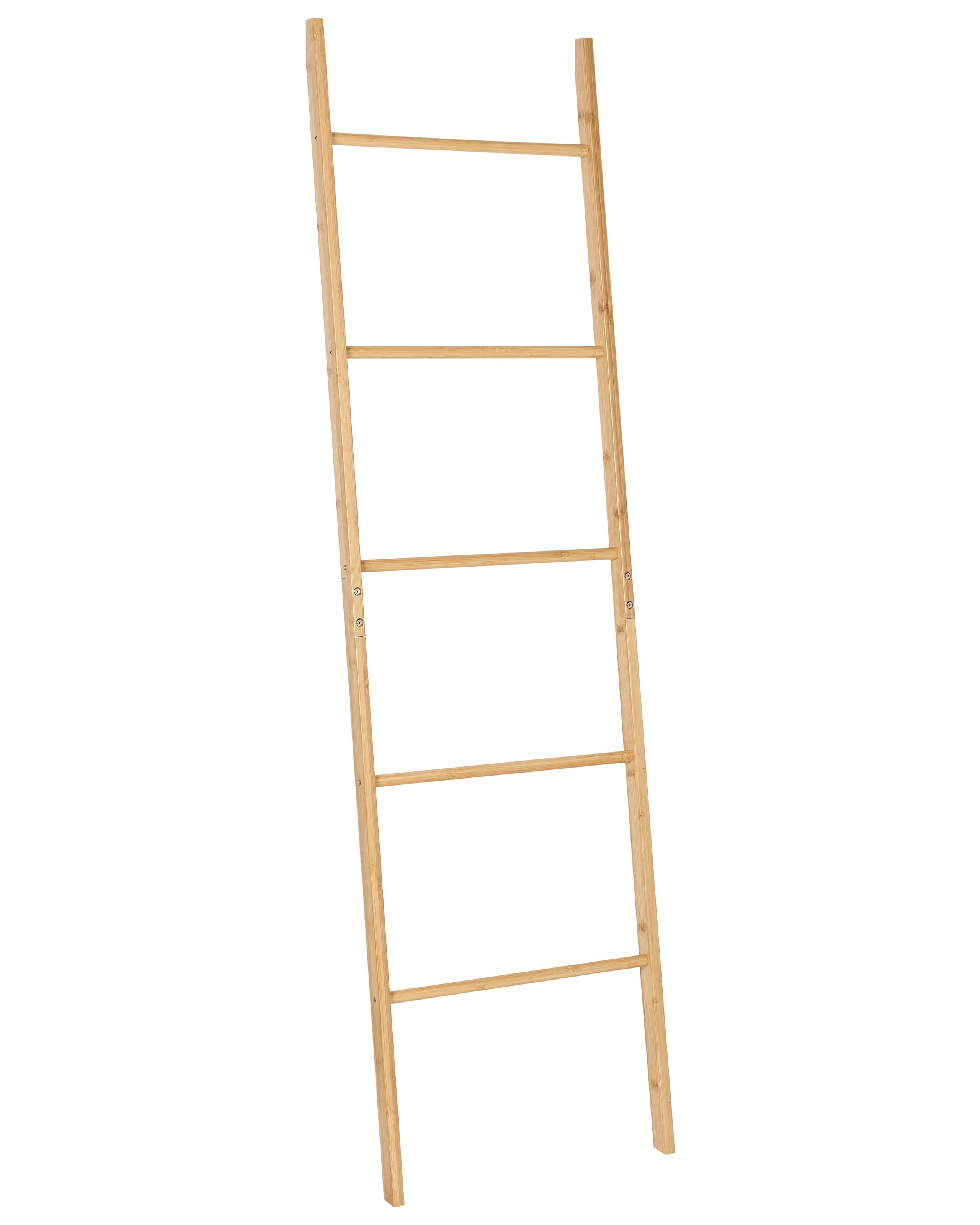 UANAMS Towel Rack Bamboo Wood Light Brown - Gemini Interiors