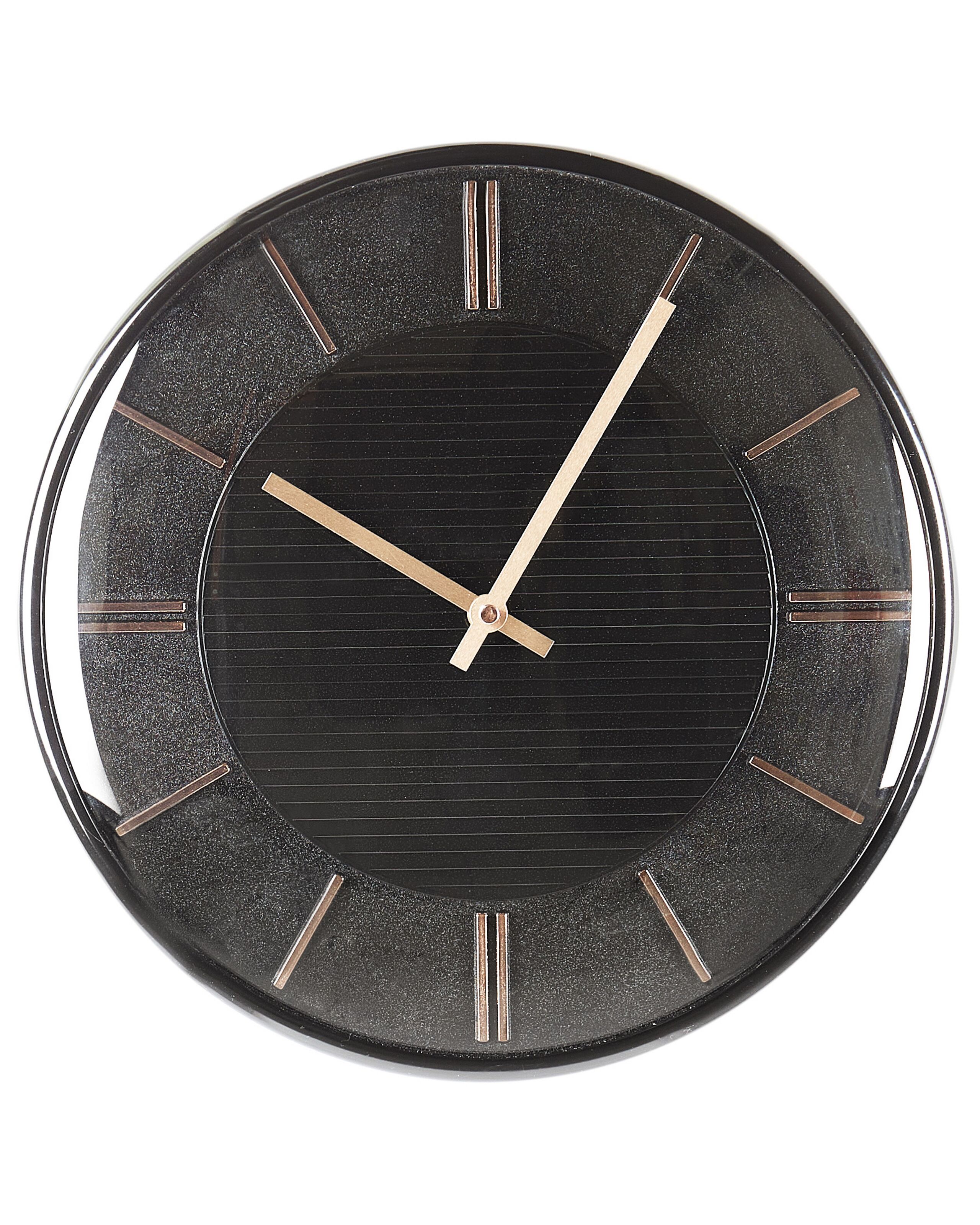 Wall Clock DAROCA 34 cm Black - Gemini Interiors