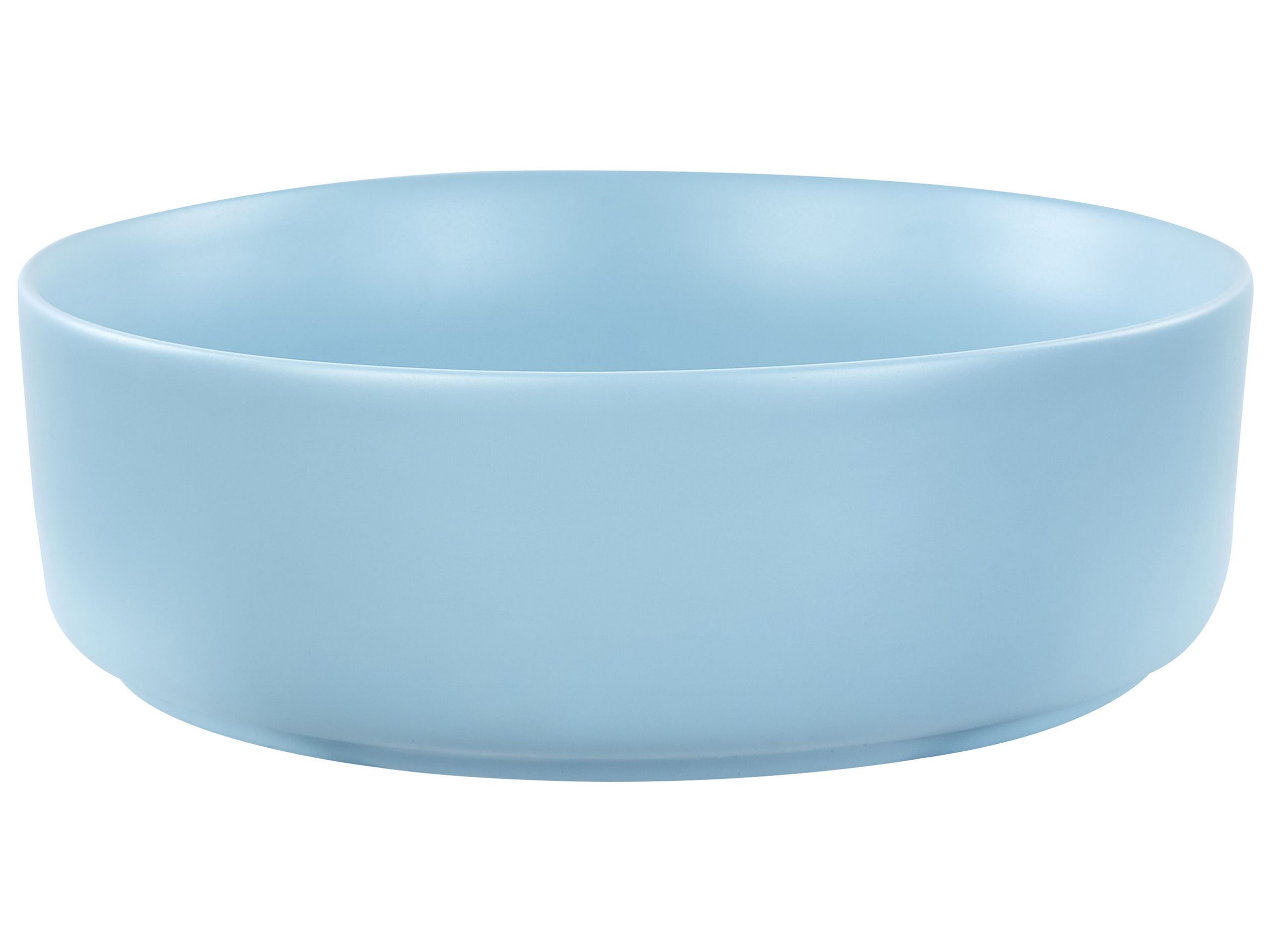 Ceramic Countertop Basin Diameter 370 mm Blue GUDAR - Gemini Interiors