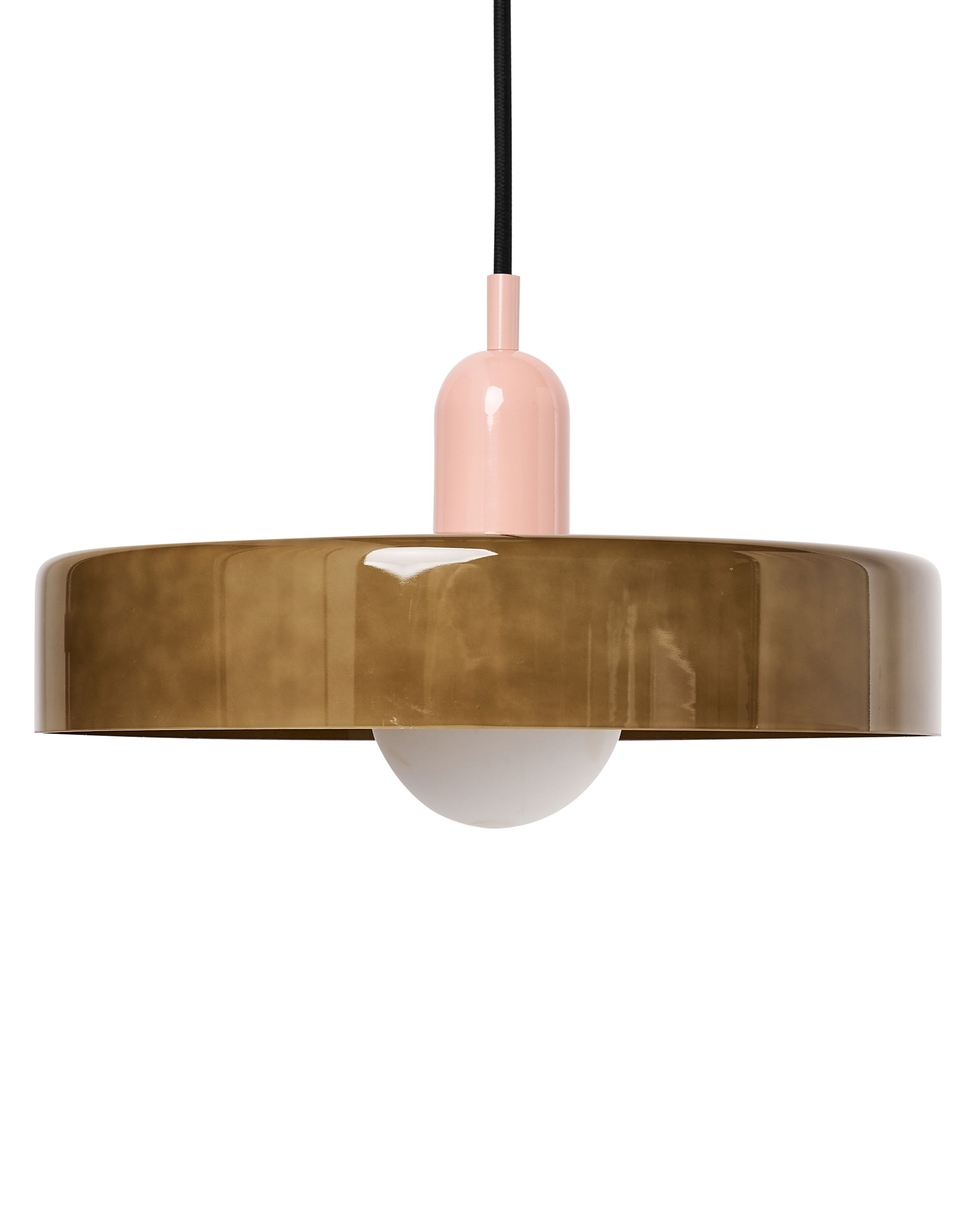 HARTONWELL Glass Pendant Lamp - Olive Green - Gemini Interiors
