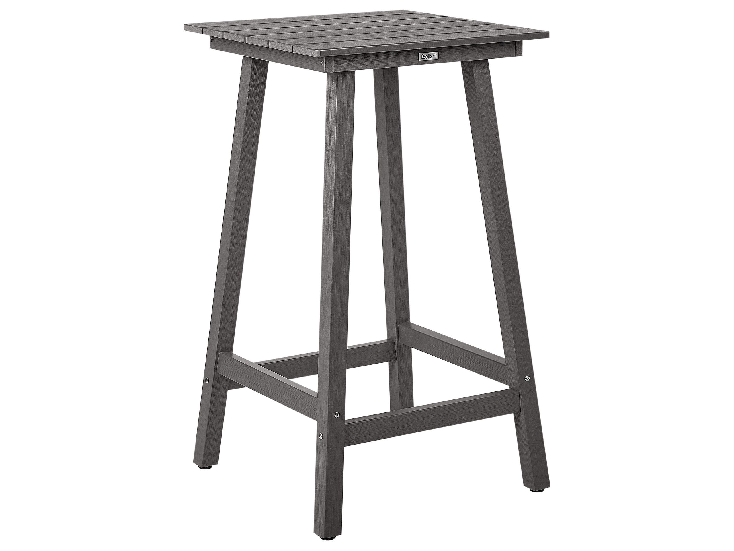 Garden Bar Table 59 x 59 cm Dark Grey ADIRONDACK - Gemini Interiors