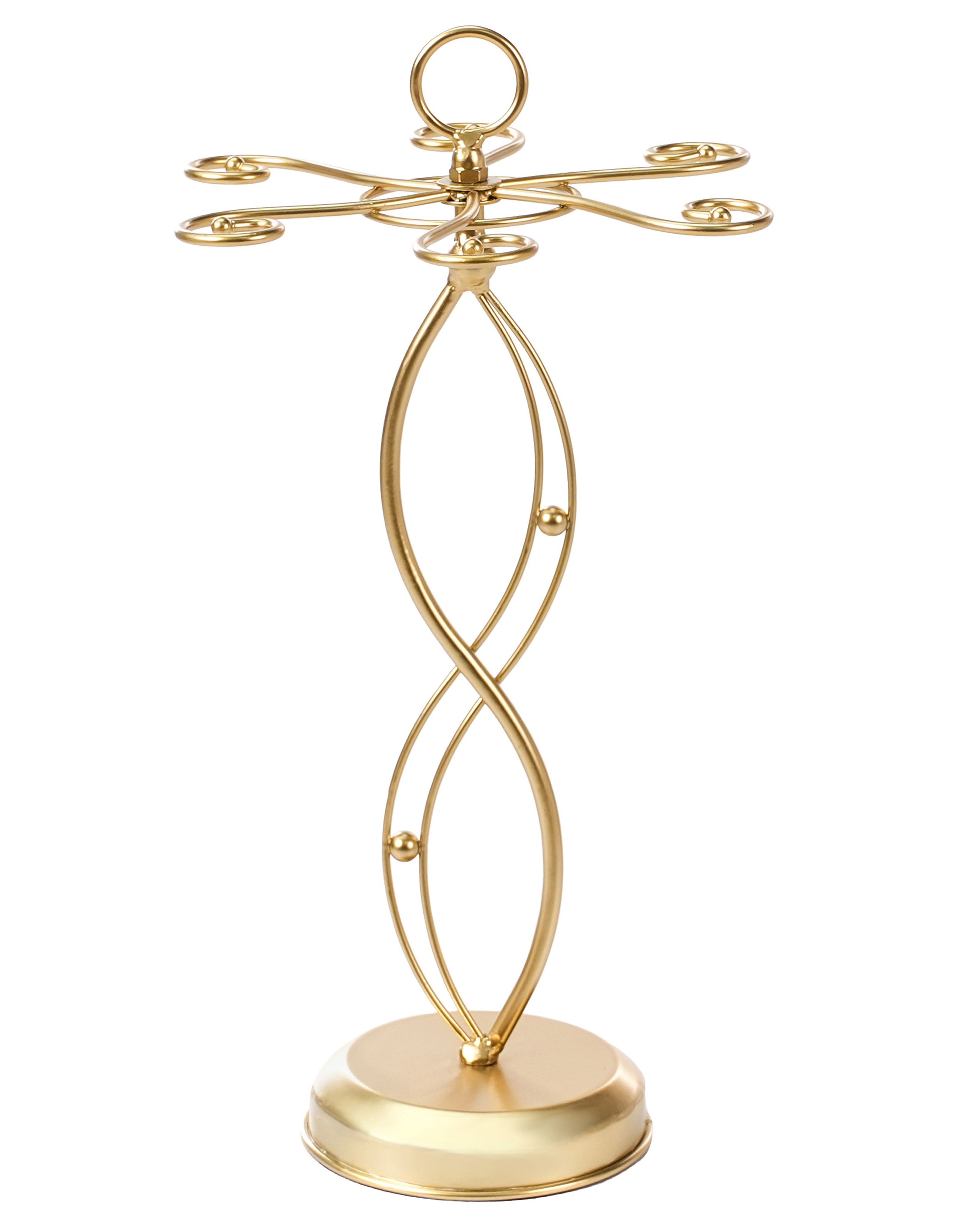 CLAYDON Wine Glass Rack - Gold - Gemini Interiors