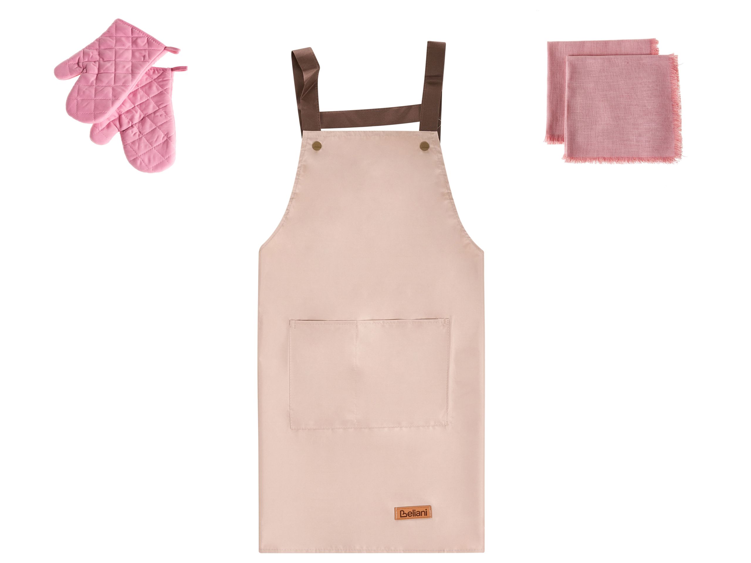 LODDONWELL Kitchen Textiles Set - Pink - Gemini Interiors