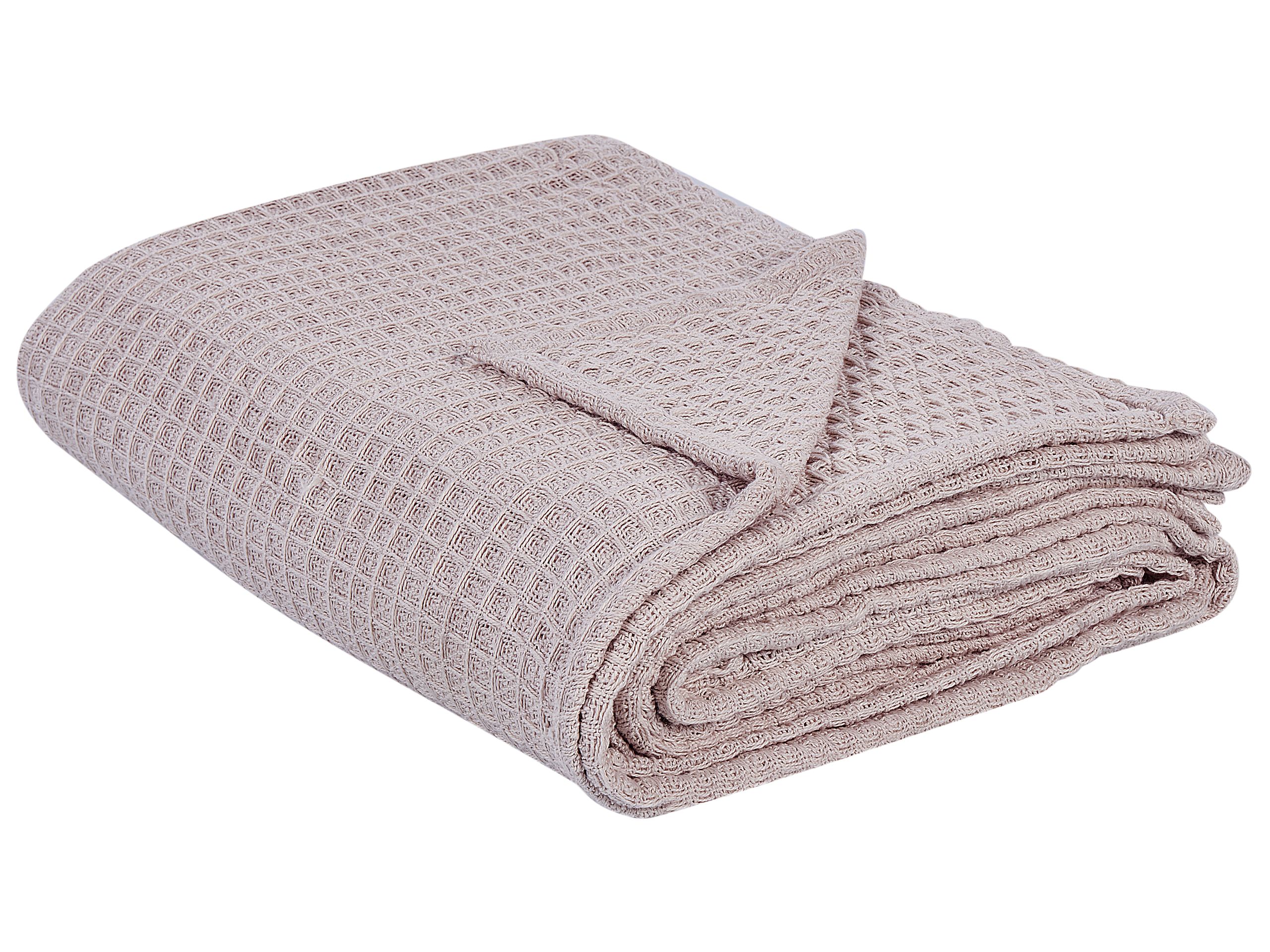 Bedspread CHAGYL Cotton 150 x 200 cm Pastel Pink - Gemini Interiors
