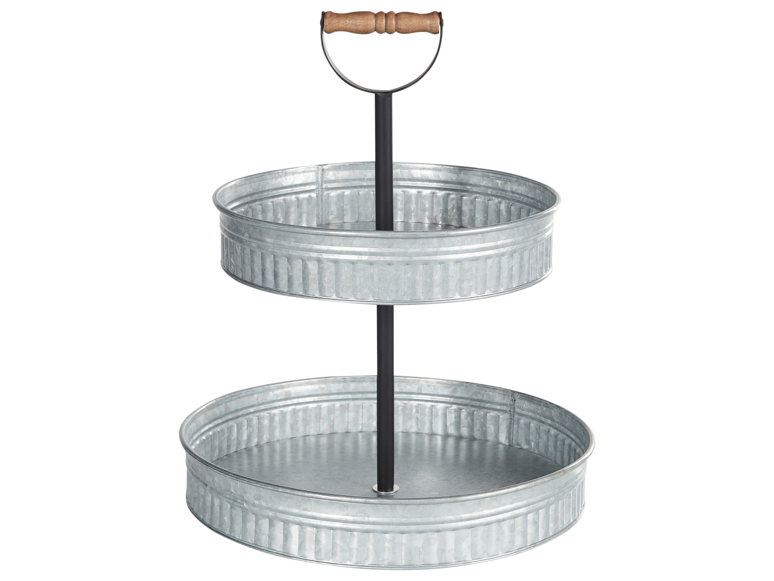 2-Tiered Cake Stand KOUIGN Silver - Gemini Interiors