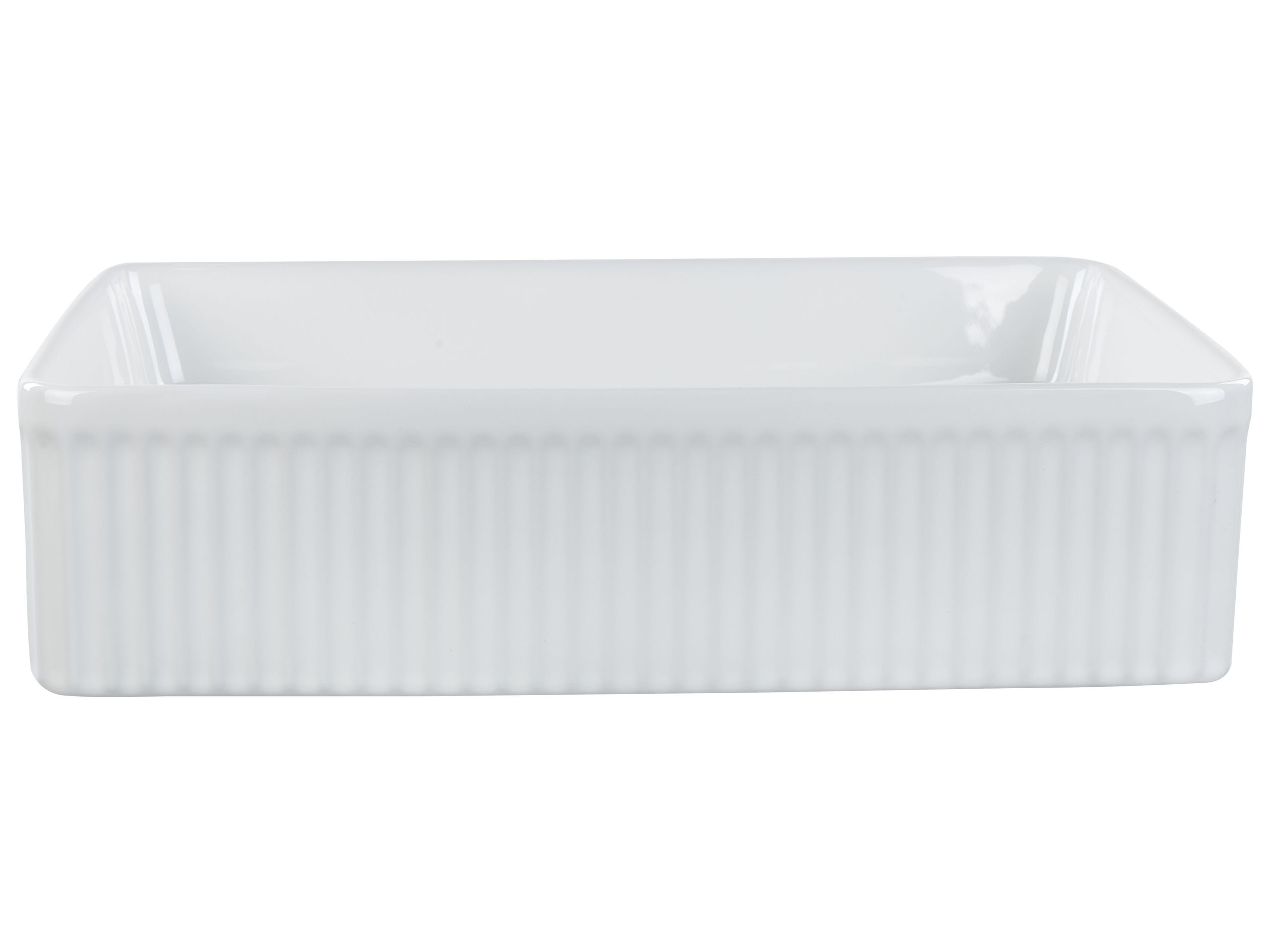 Ceramic Countertop Basin 500 x 340 mm White GELDO - Gemini Interiors