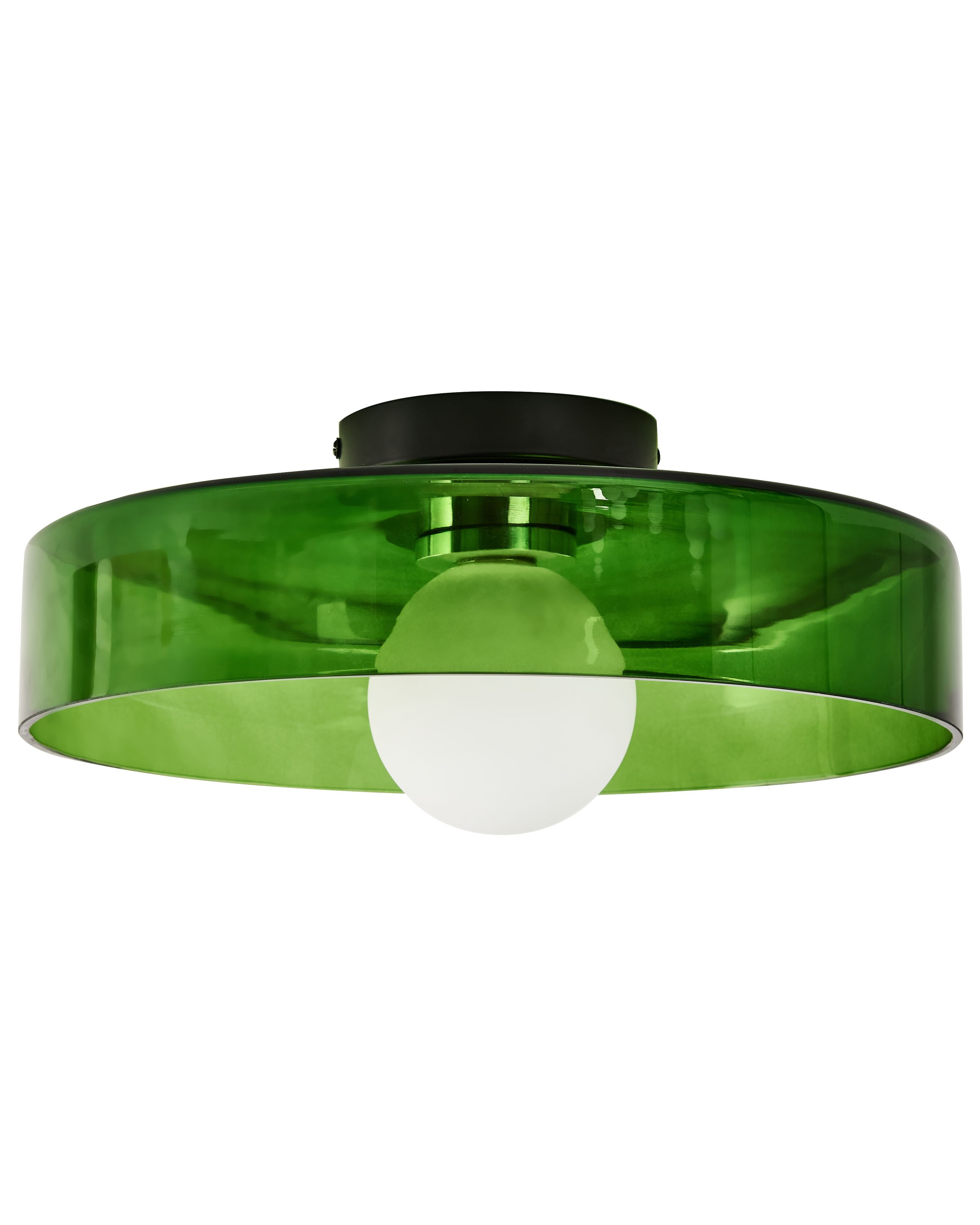 STRATWELL Glass Ceiling Lamp - Green - Gemini Interiors