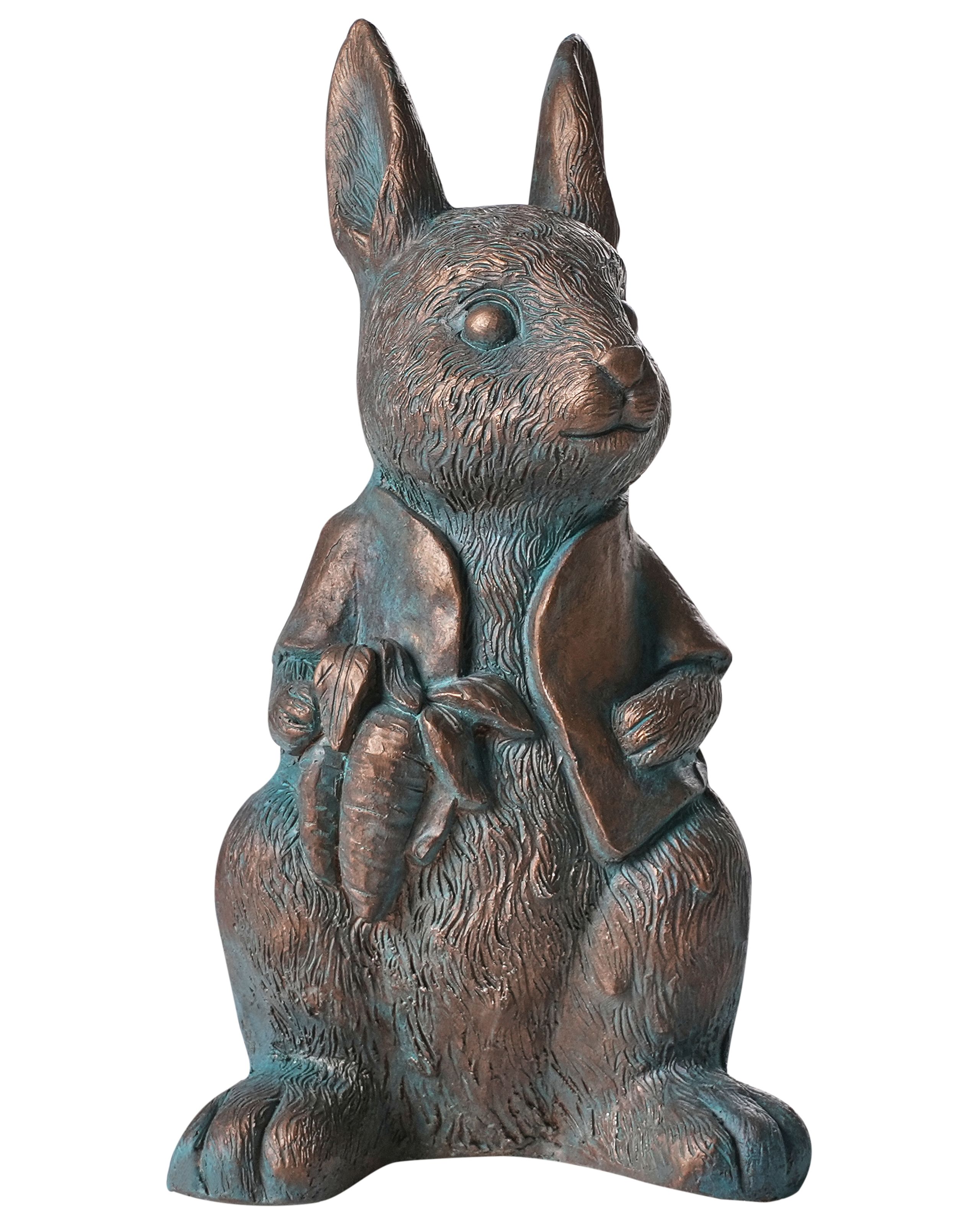 RIDFORD Garden Rabbit Figurine - Brown - Gemini Interiors