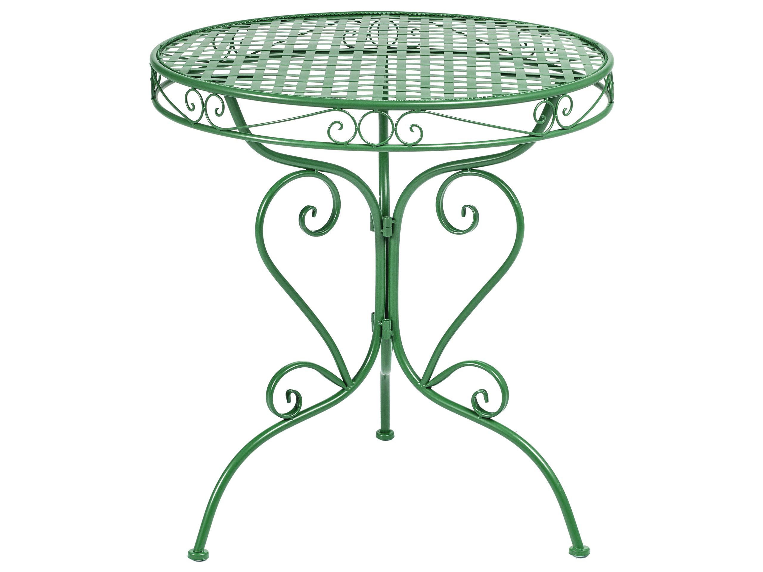 VEYRO Metal Bistro Table - Green - Gemini Interiors