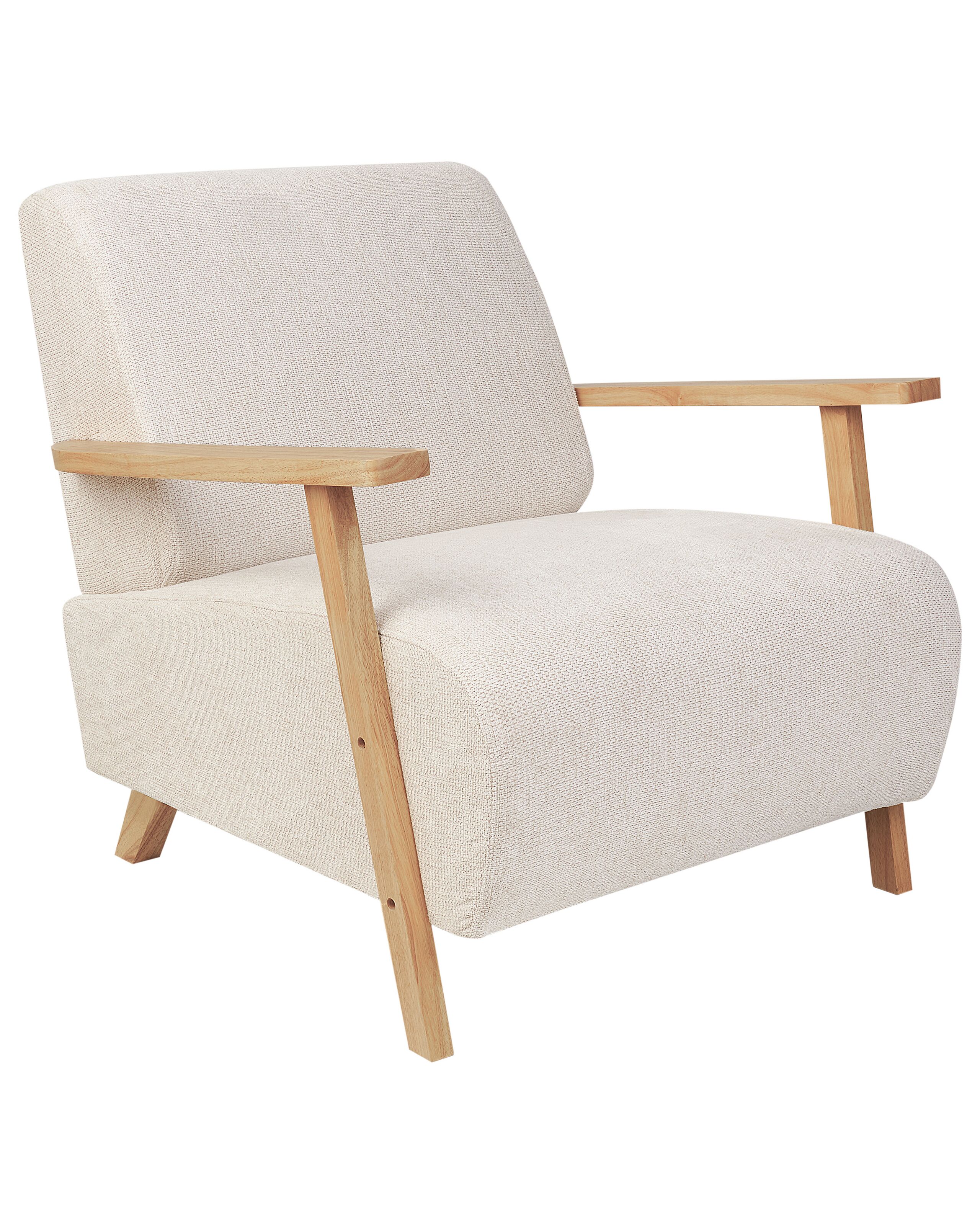 Armchair LESJA Fabric Light Beige - Gemini Interiors