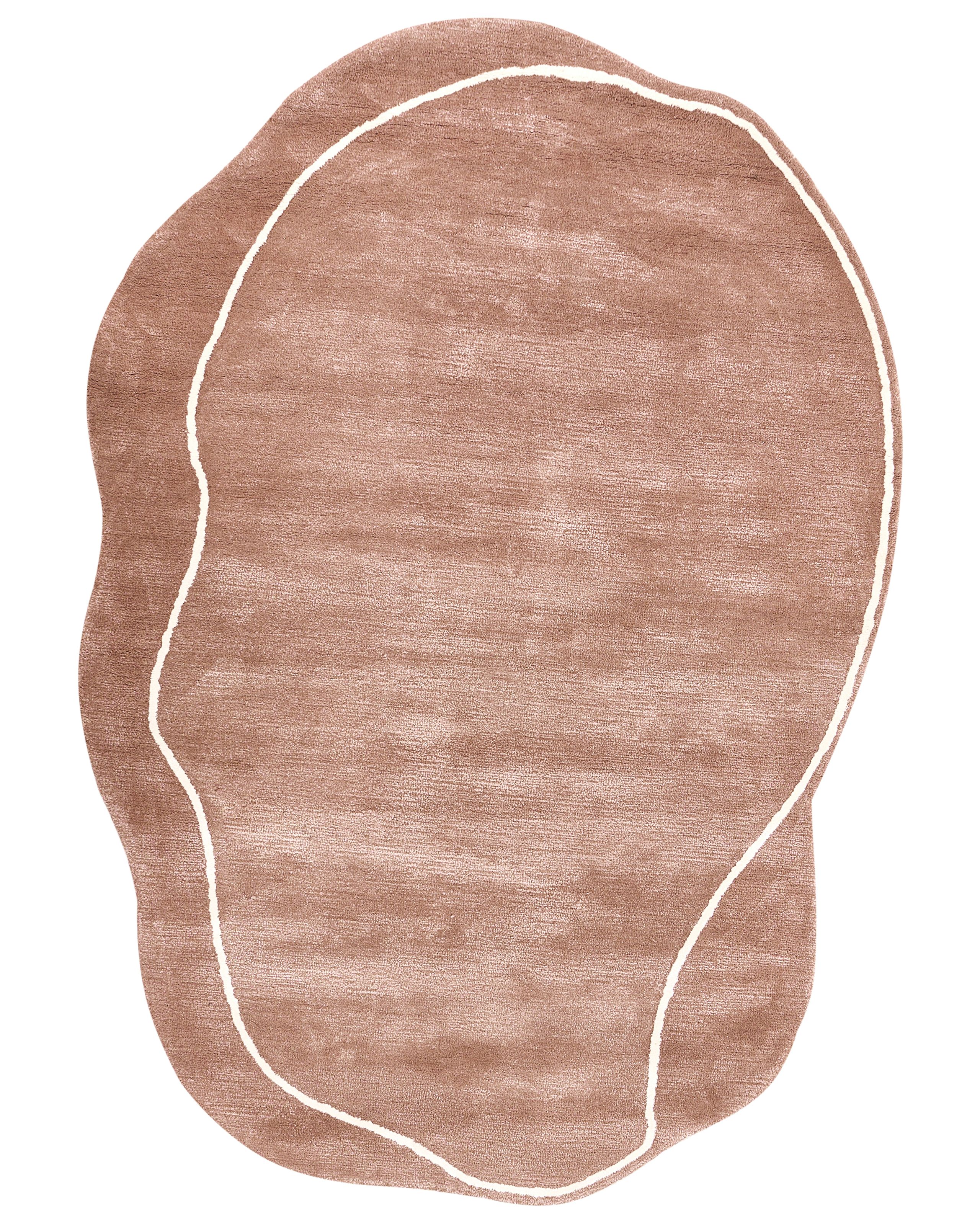 WEXCOMBE Viscose Rug - Brown - Gemini Interiors