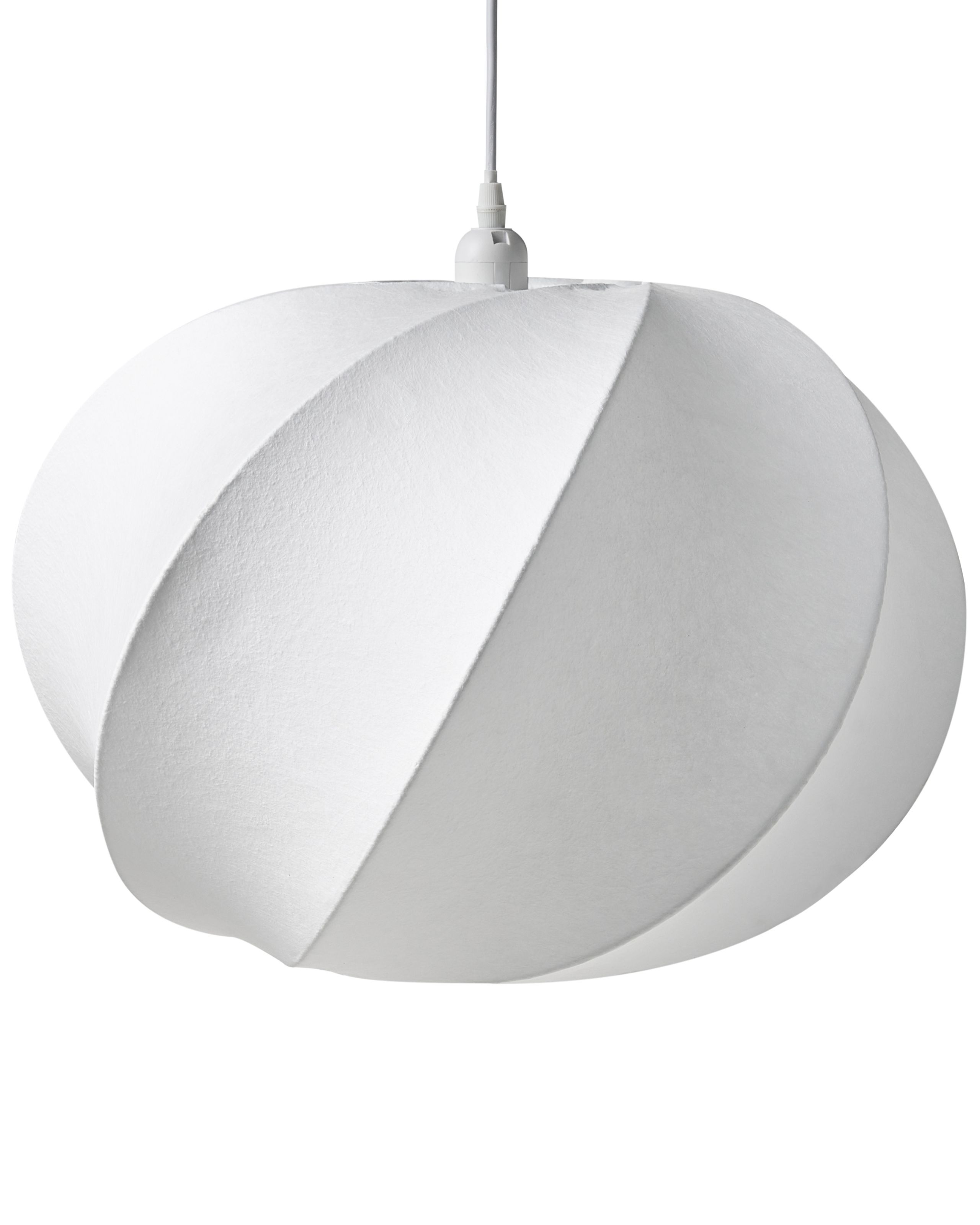 HILLFORD Faux Pendant Lamp - White - Gemini Interiors