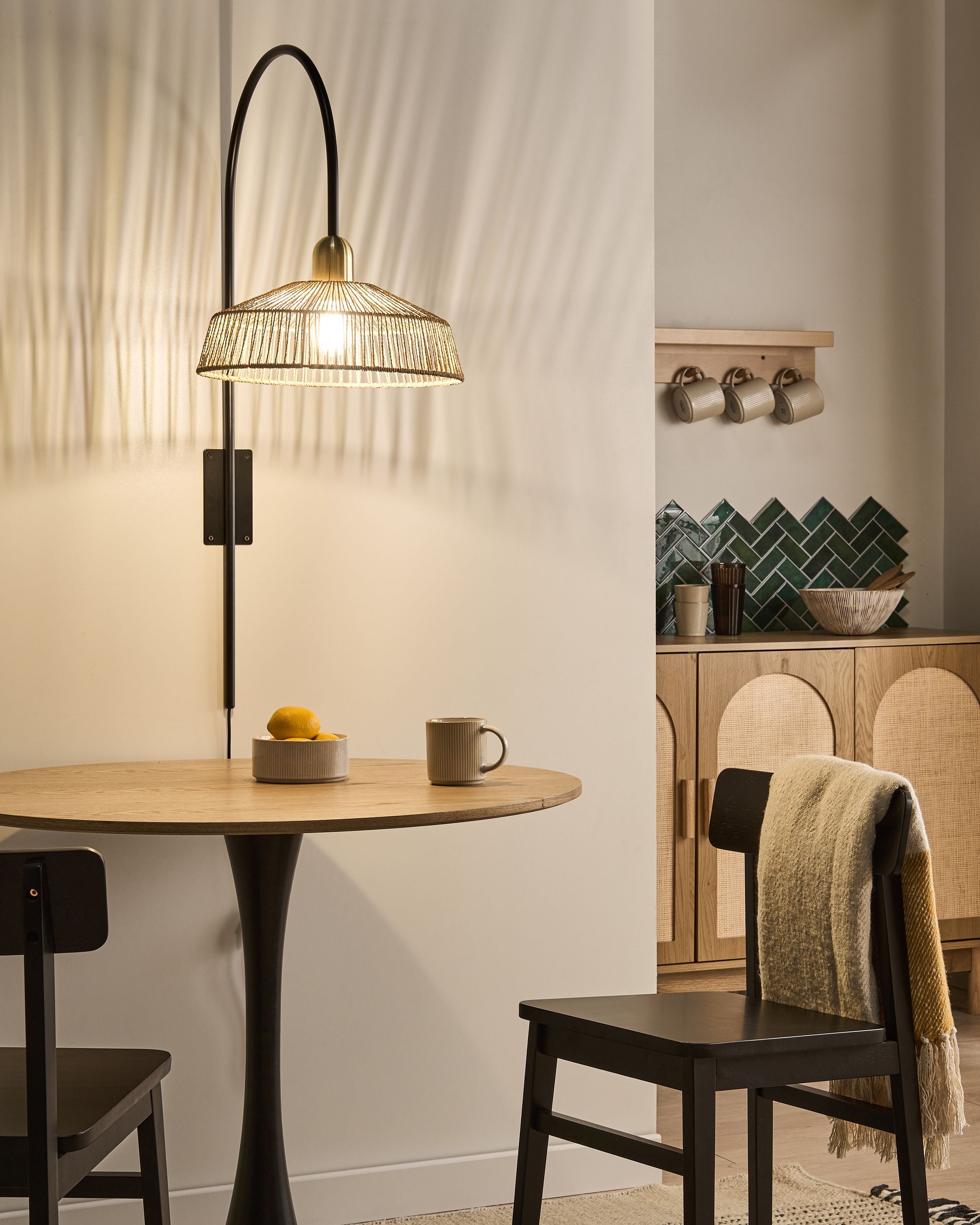 VATAXI Wall Light - Light Wood - Gemini Interiors