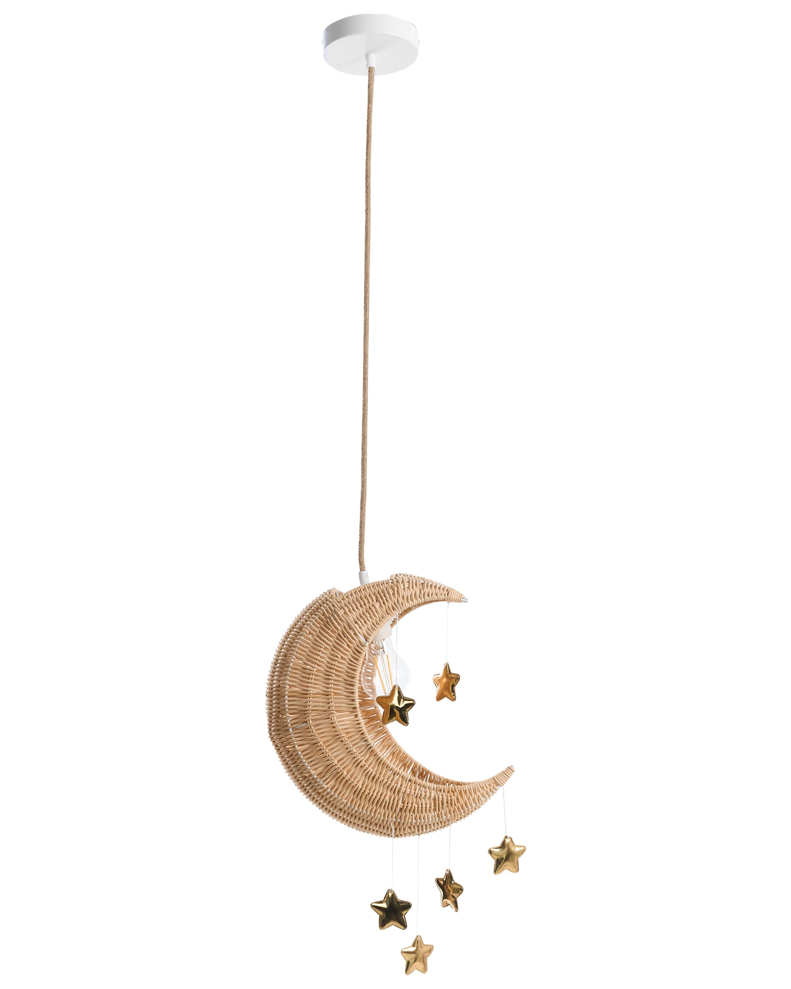 HENCOMBE Rattan Pendant Lamp - Natural - Gemini Interiors