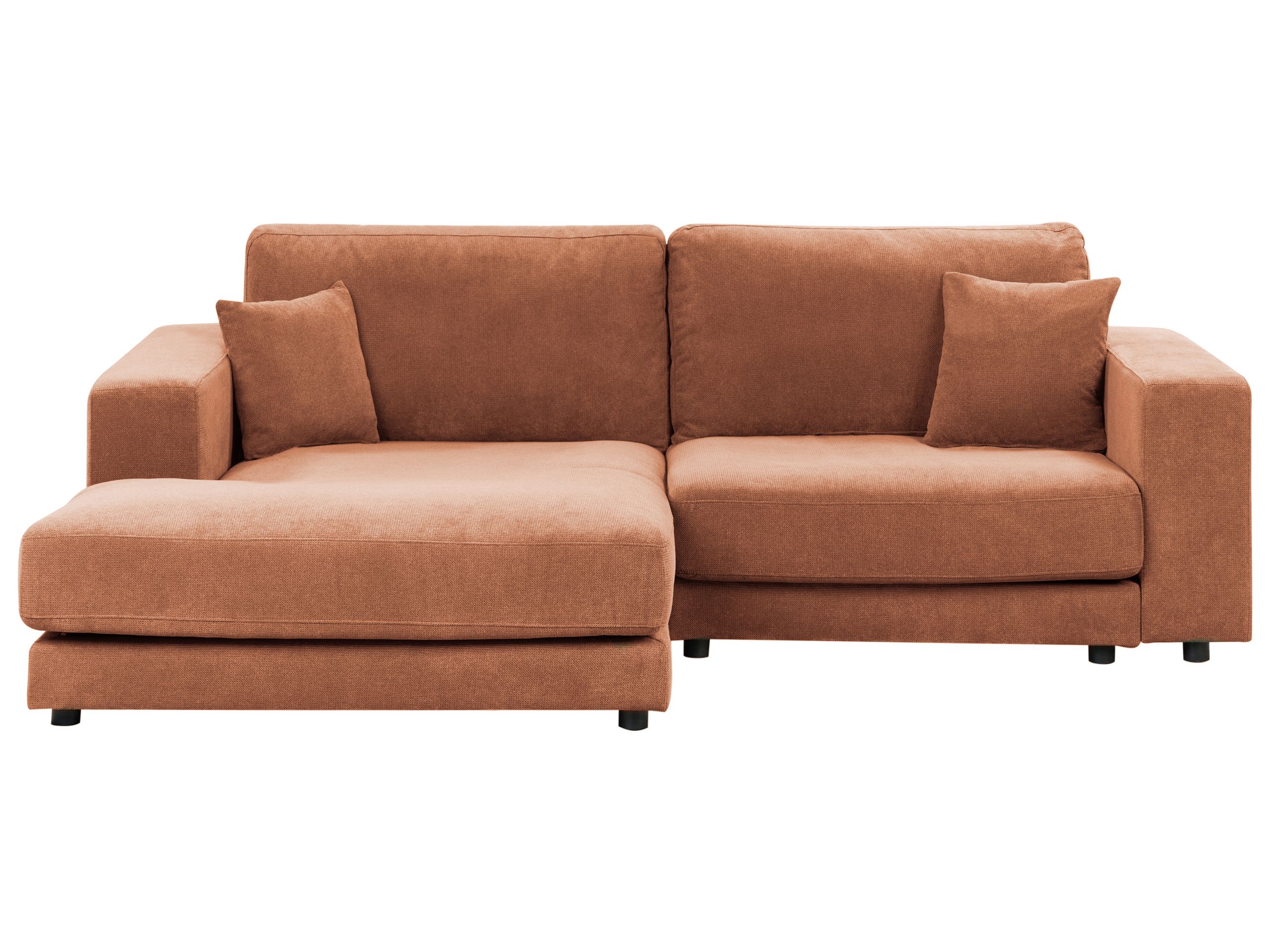 Right Hand 3 Seater Corner Sofa Red LOFOTEN - Gemini Interiors
