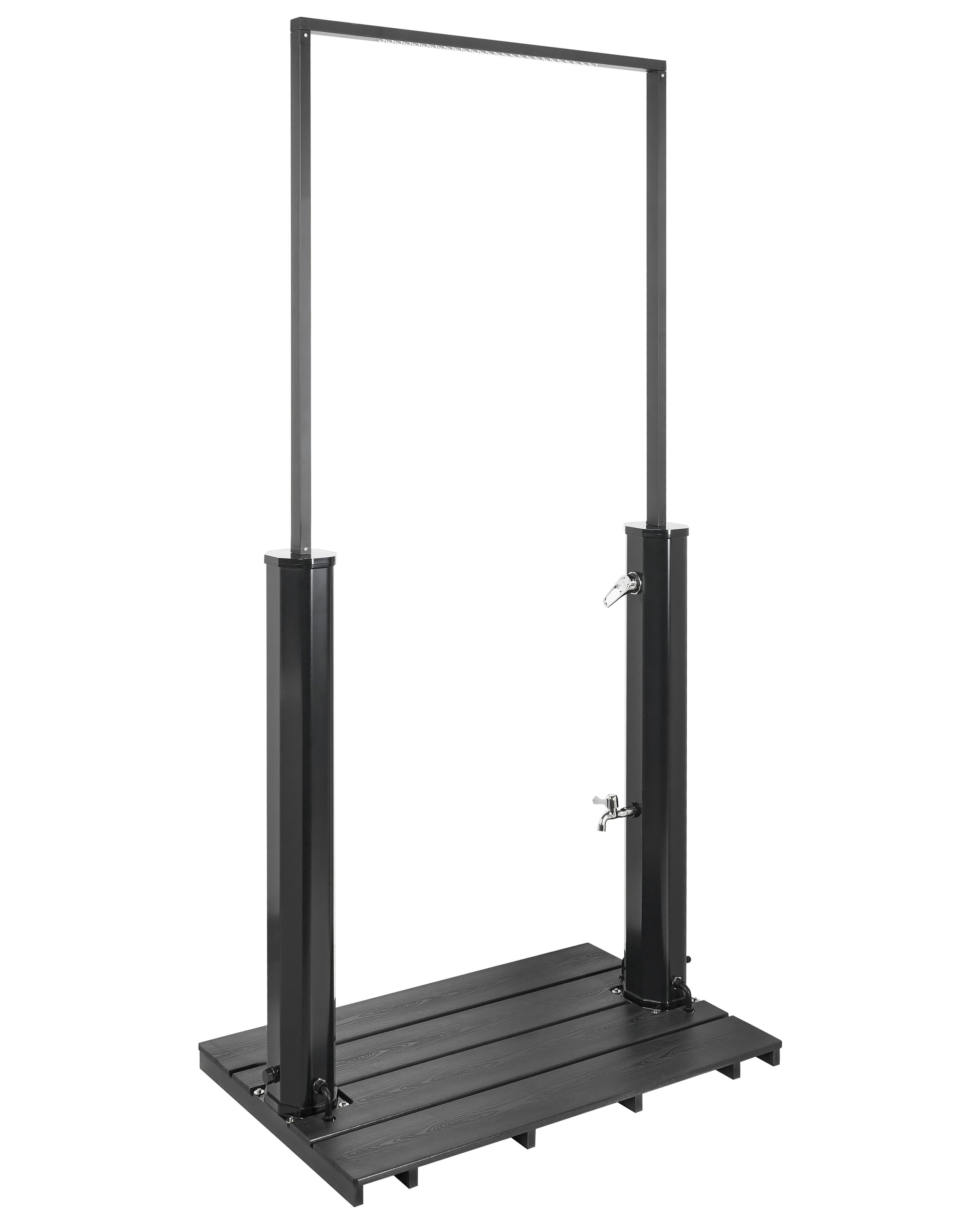 MARAOAIBC Freestanding Outdoor Solar Shower Black - Gemini Interiors