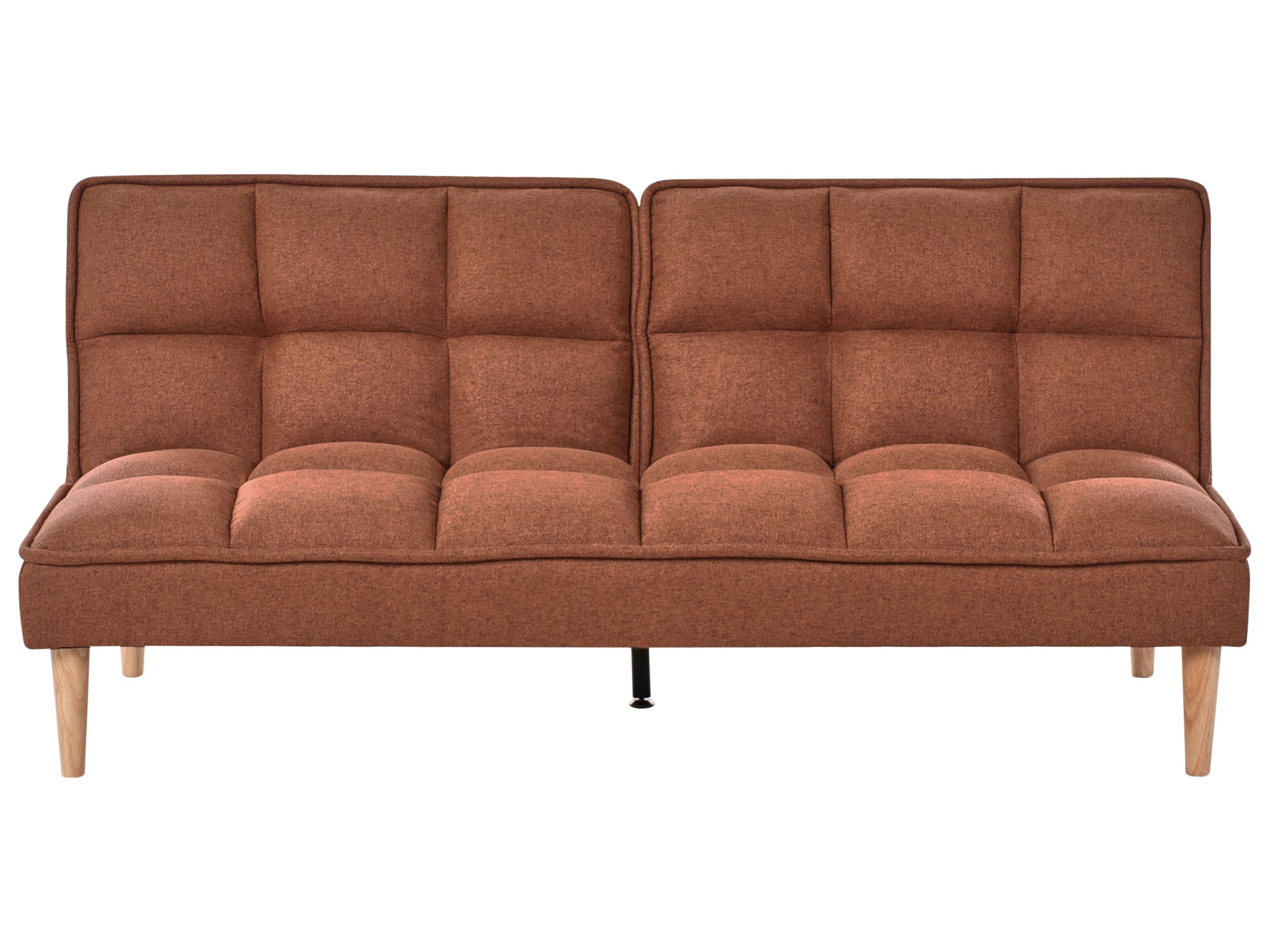 3 Seater Sofabed - SUJLAN Fabric Golden Brown - Gemini Interiors
