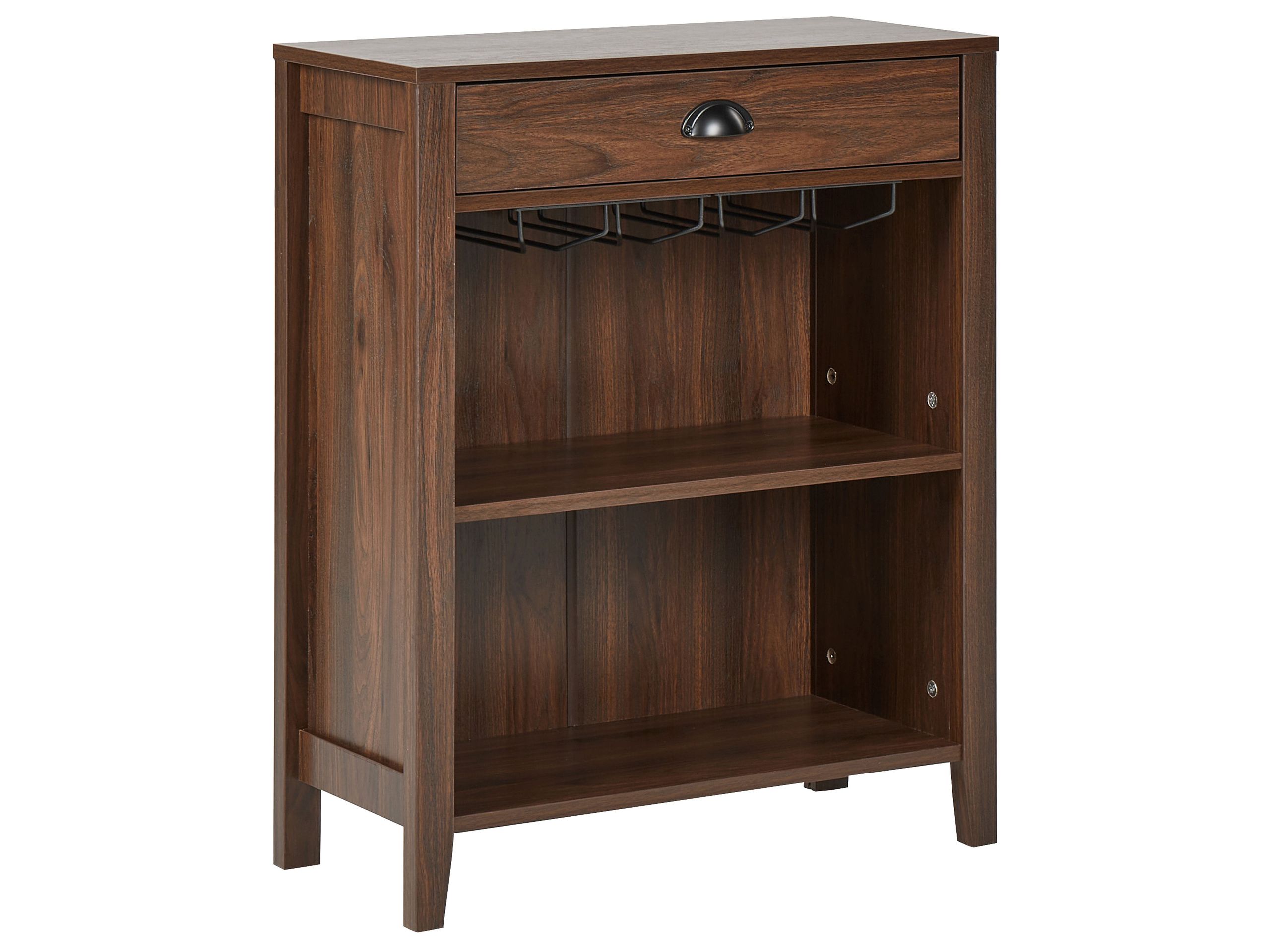 1 Drawer Sideboard Dark Wood WALKERSTON - Gemini Interiors