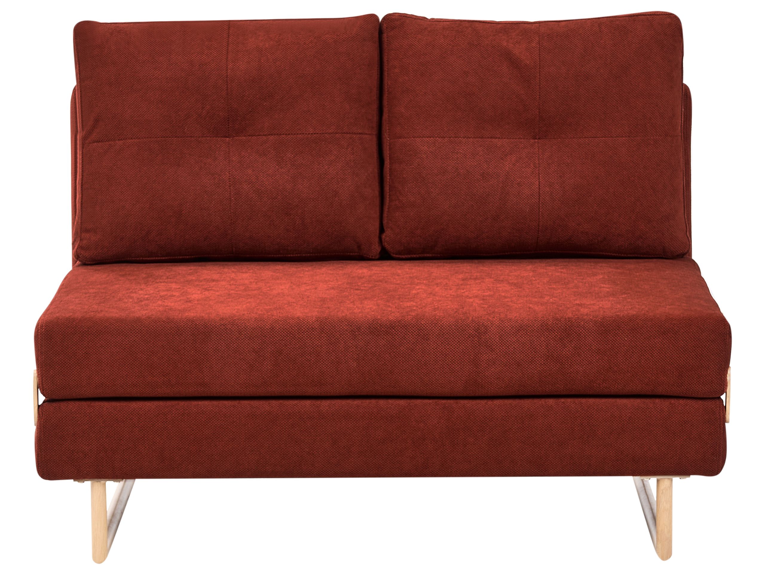COMDEN Fabric 2 Seater Sofa Bed - Red - Gemini Interiors