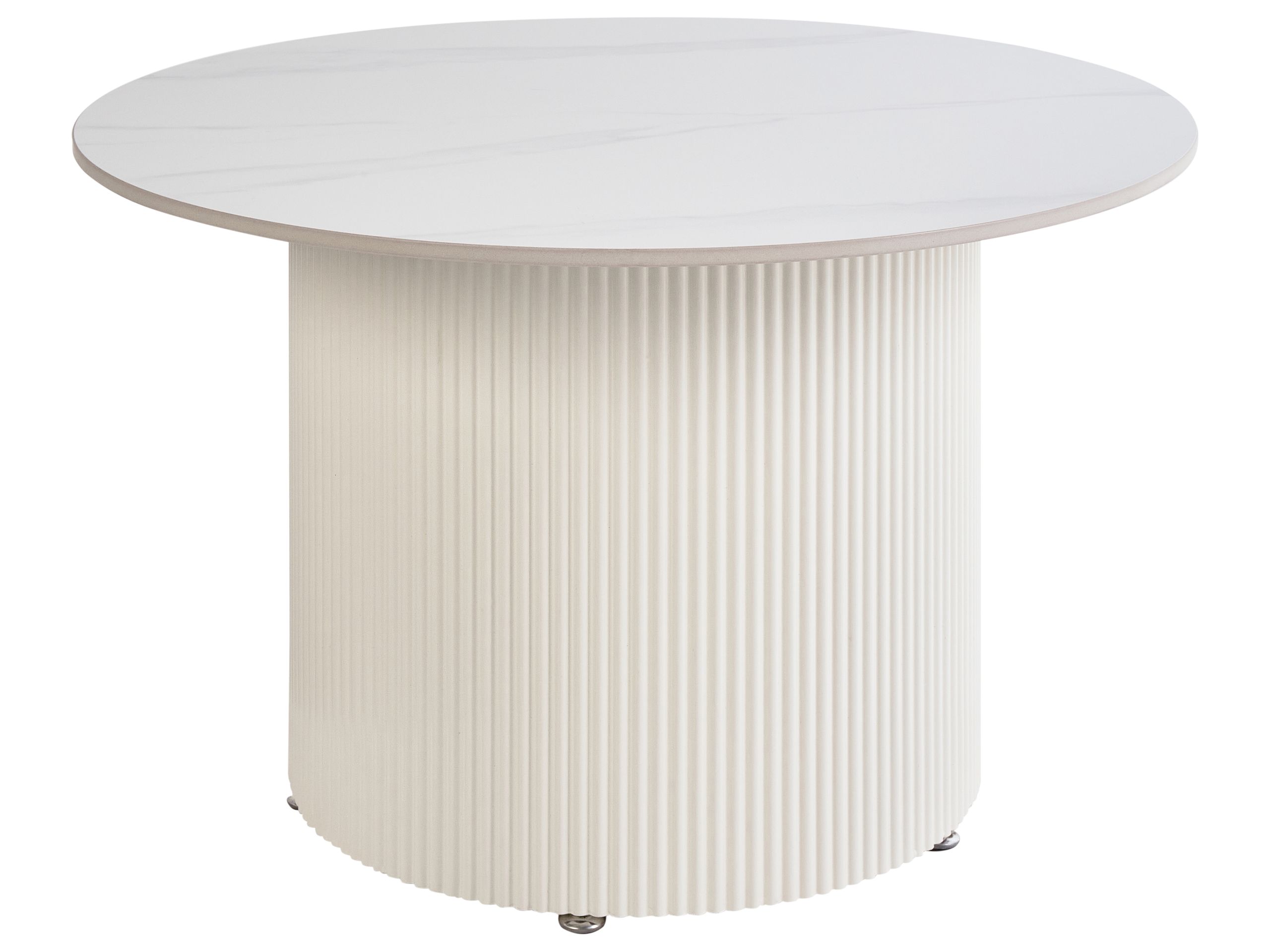 Ceramic Coffee Table Light Beige LEONA - Gemini Interiors