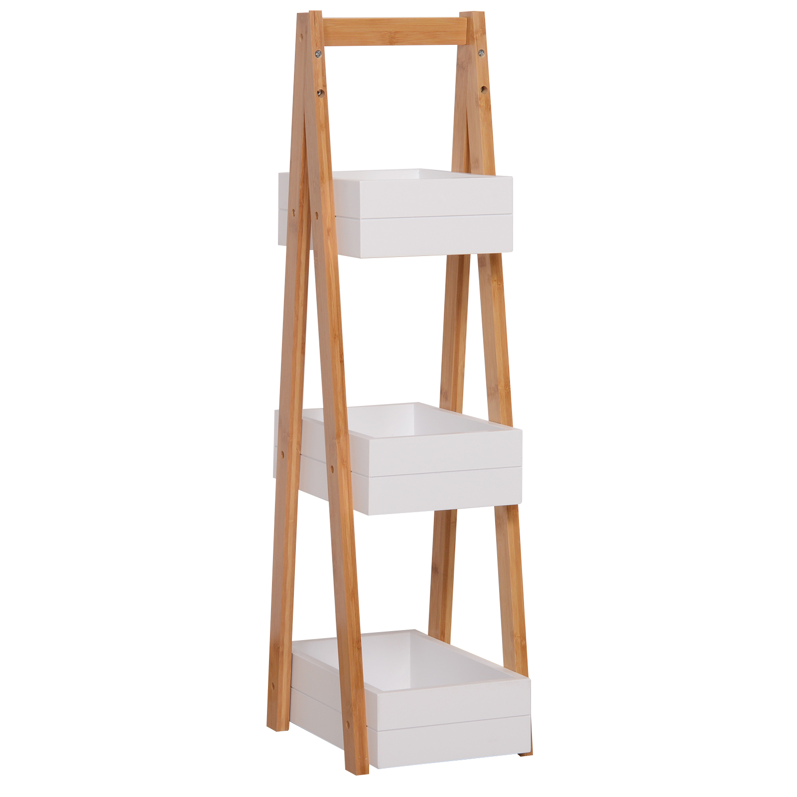 3 Tier A Frame Bathroom Shower Caddy Freestanding Rack Storage Unit Shelf Organiser - Life Essentials