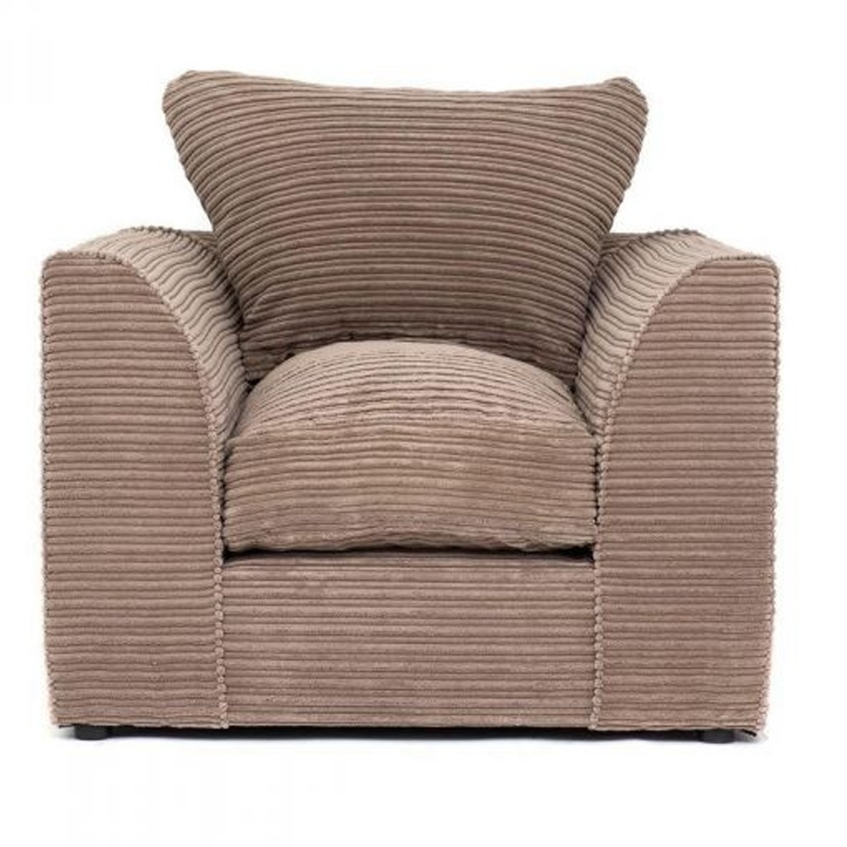 PORTO Jumbo Cord Armchair - Brown - Interior Masters