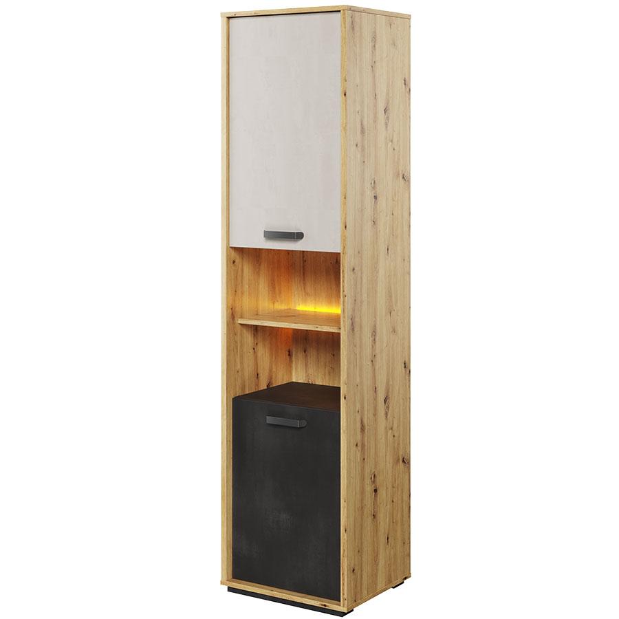 Blocky 04 Tall Storage Cabinet with LED - Art Nest