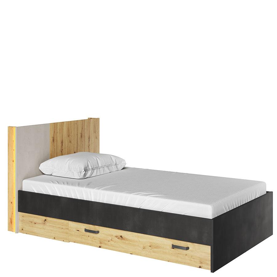 Blocky 11 Bed With LED - Art Nest