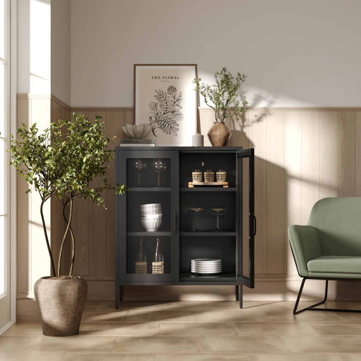Kitchen Cabinet - REUB Cabinet Black - Leeds Plywood