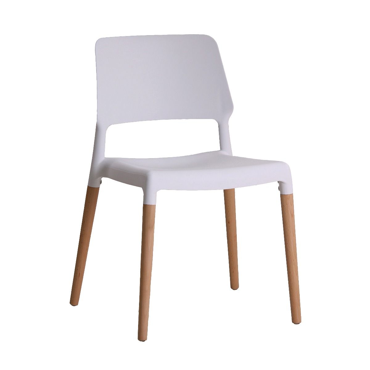 RIVARO Dining Chair - White - Leeds Plywood