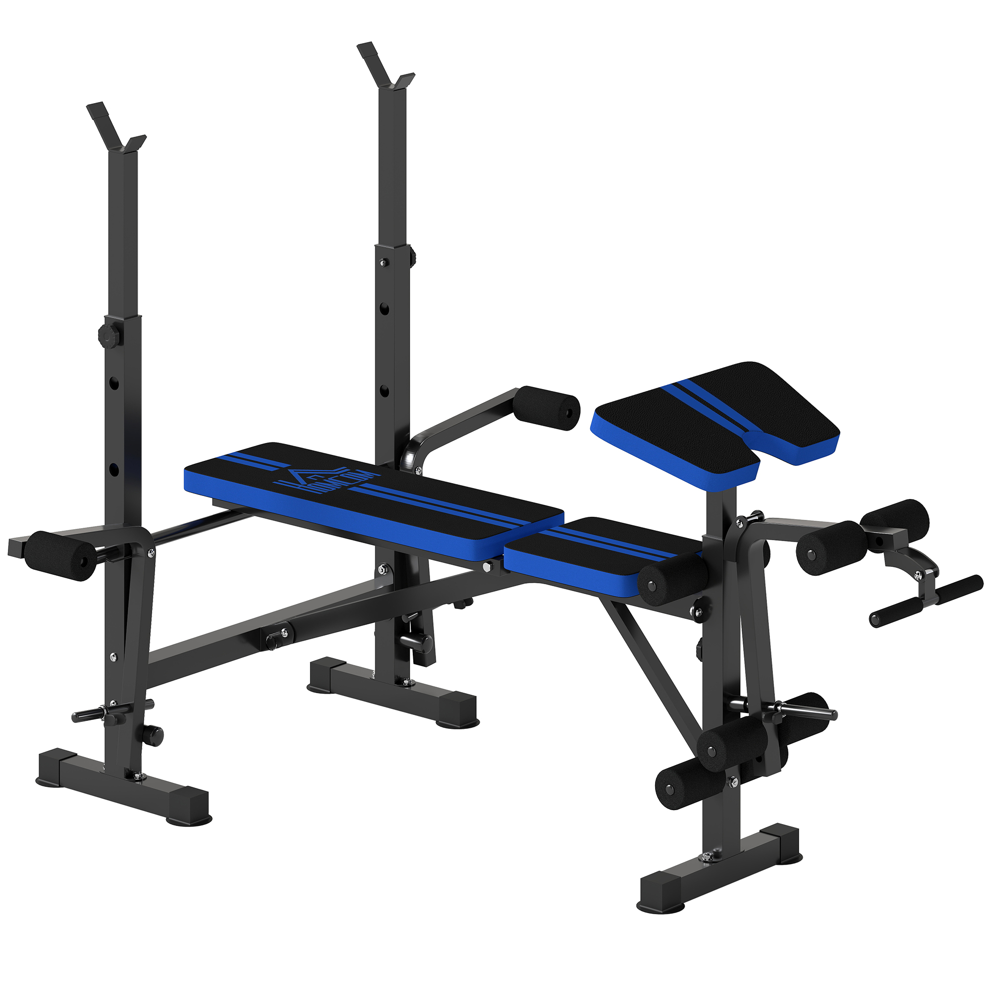 HERON Adjustable Weight Bench Multifunctional Workout Station Blue - Life Essentials