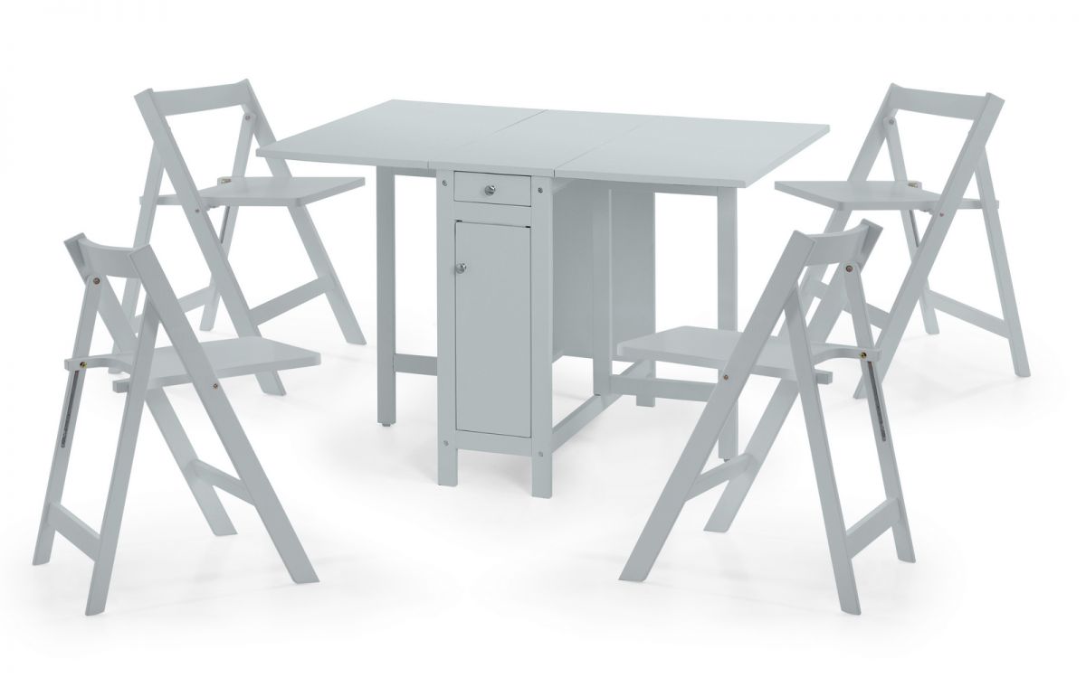 Savoy Dining Set - Light Grey - JB Collections
