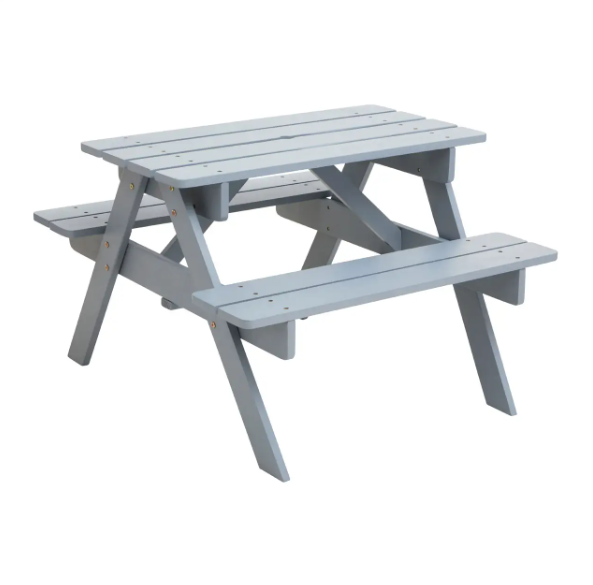 ROHEI Kids Picnic Bench - Grey - PH Collection