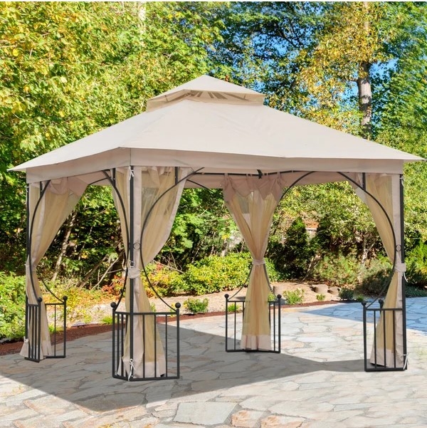 Gazebo - Beige - The Garden Savant