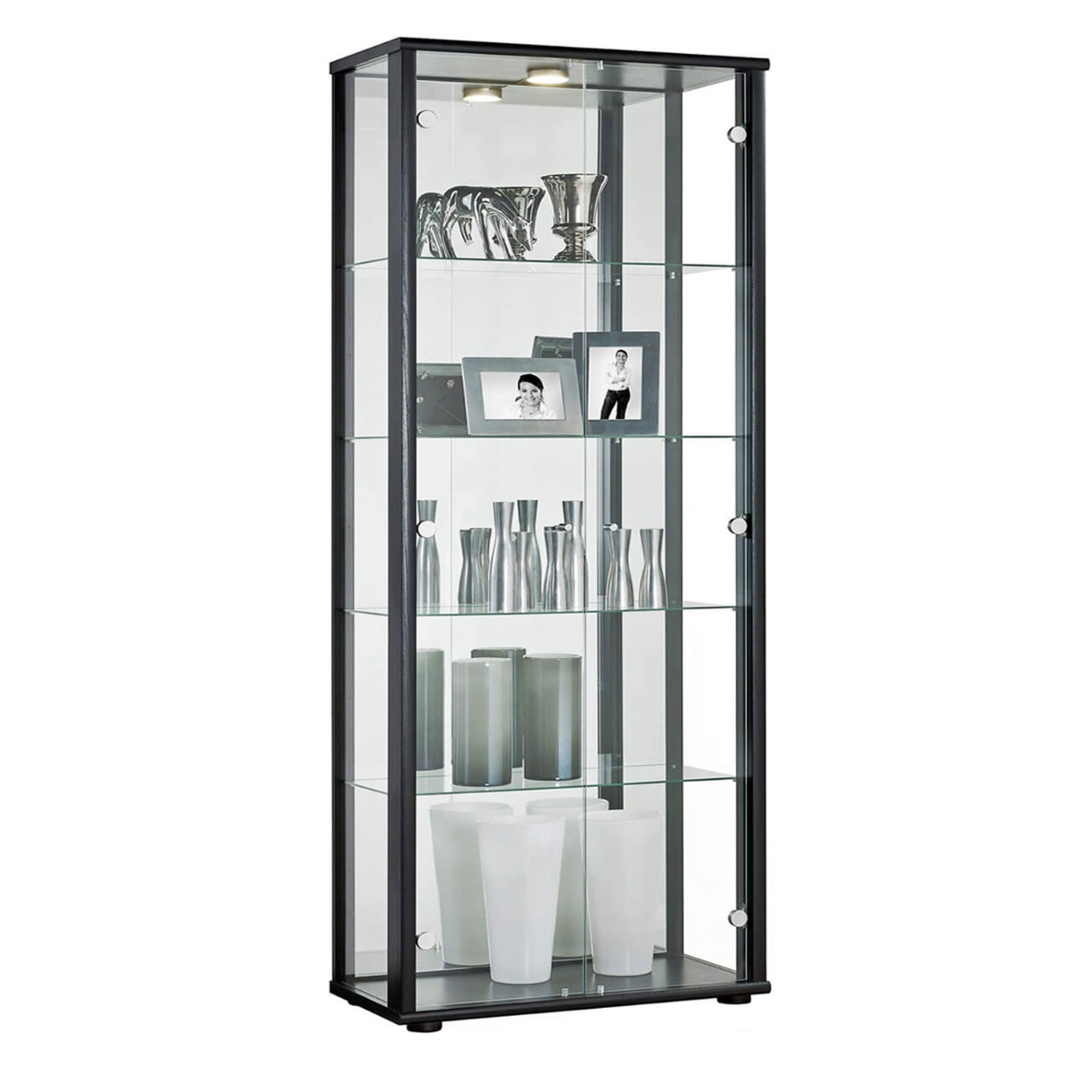 Everleigh 2 Door Display Rack - Black - Sigrid Mills