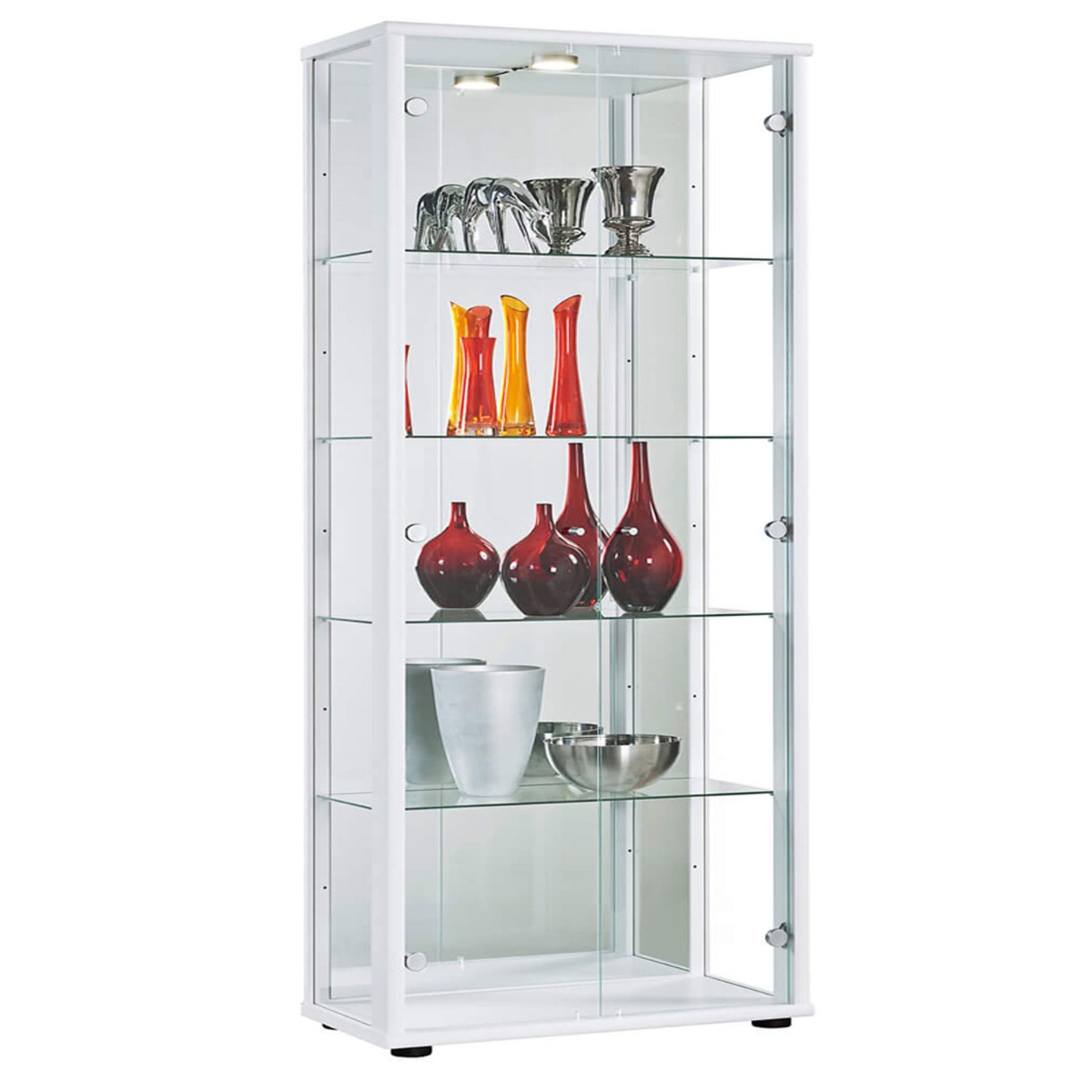 Everleigh 2 Door Display Rack - White - Sigrid Mills