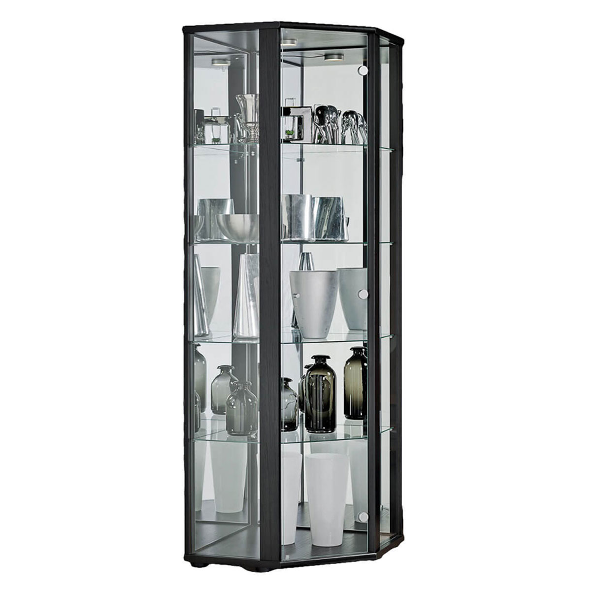 Everleigh Corner Display Rack - Black - Sigrid Mills
