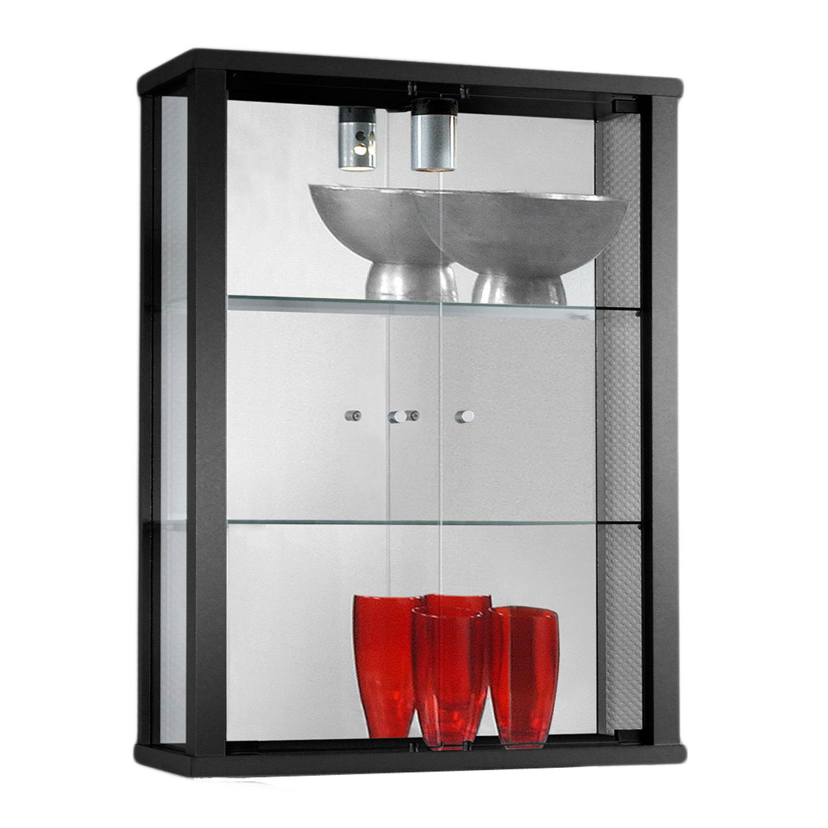 Everleigh Wall Mounted Display Unit - Black - Sigrid Mills
