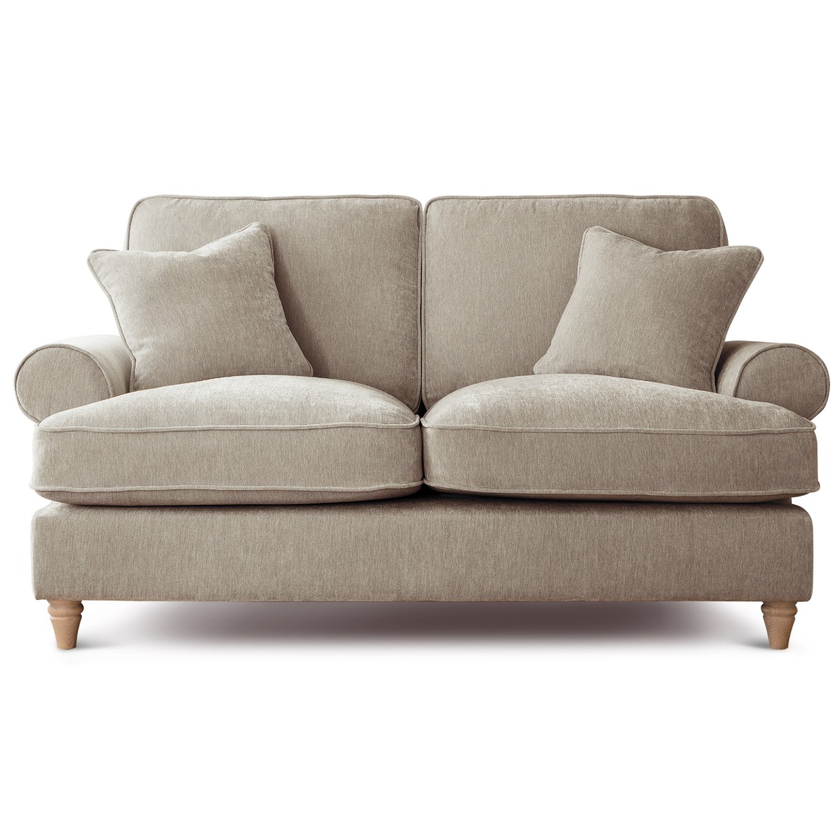 2 Seater Sofa - RAYONG Fabric - Putty - Edgbaston Living